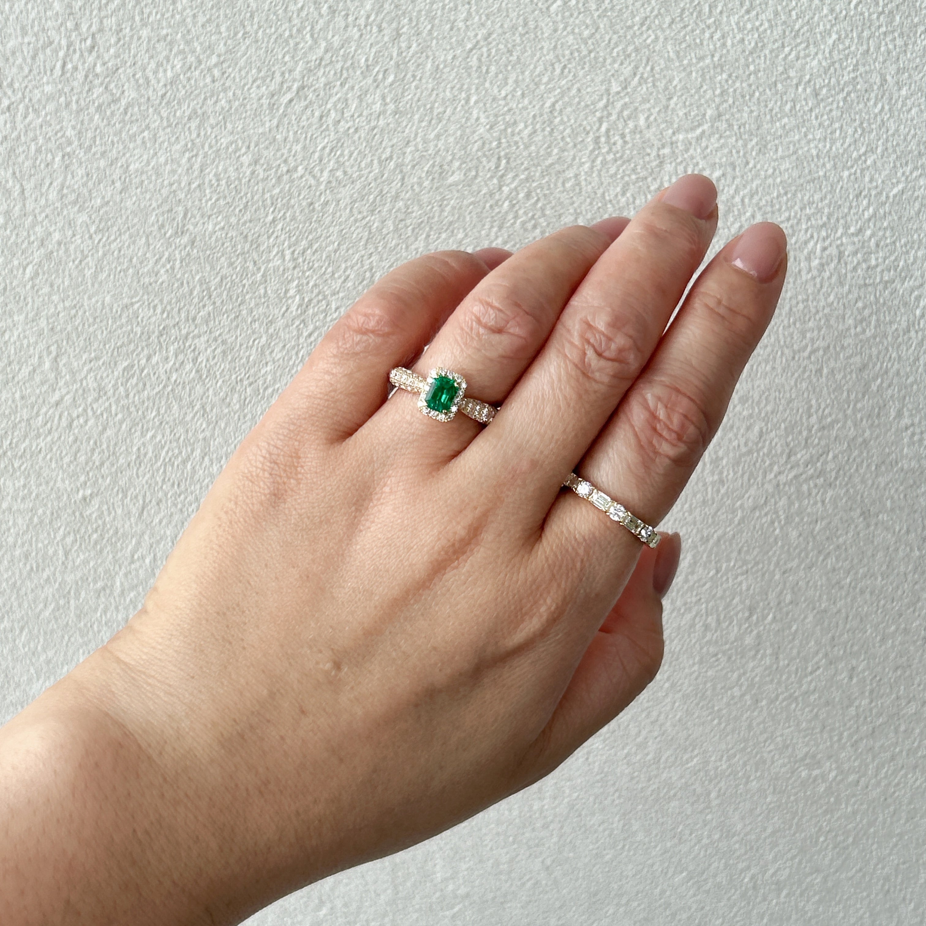 ［パリの小路］リング エメラルド  0.5ct前後 SQ