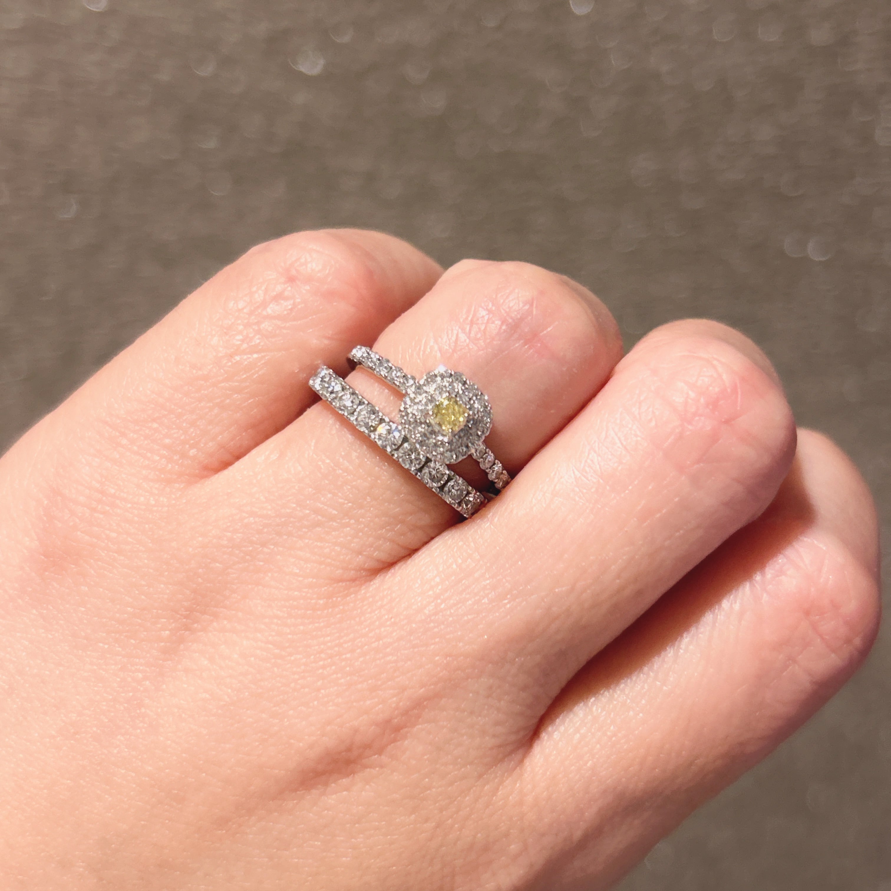 [ジョーヌ] リング ダイヤ SQ