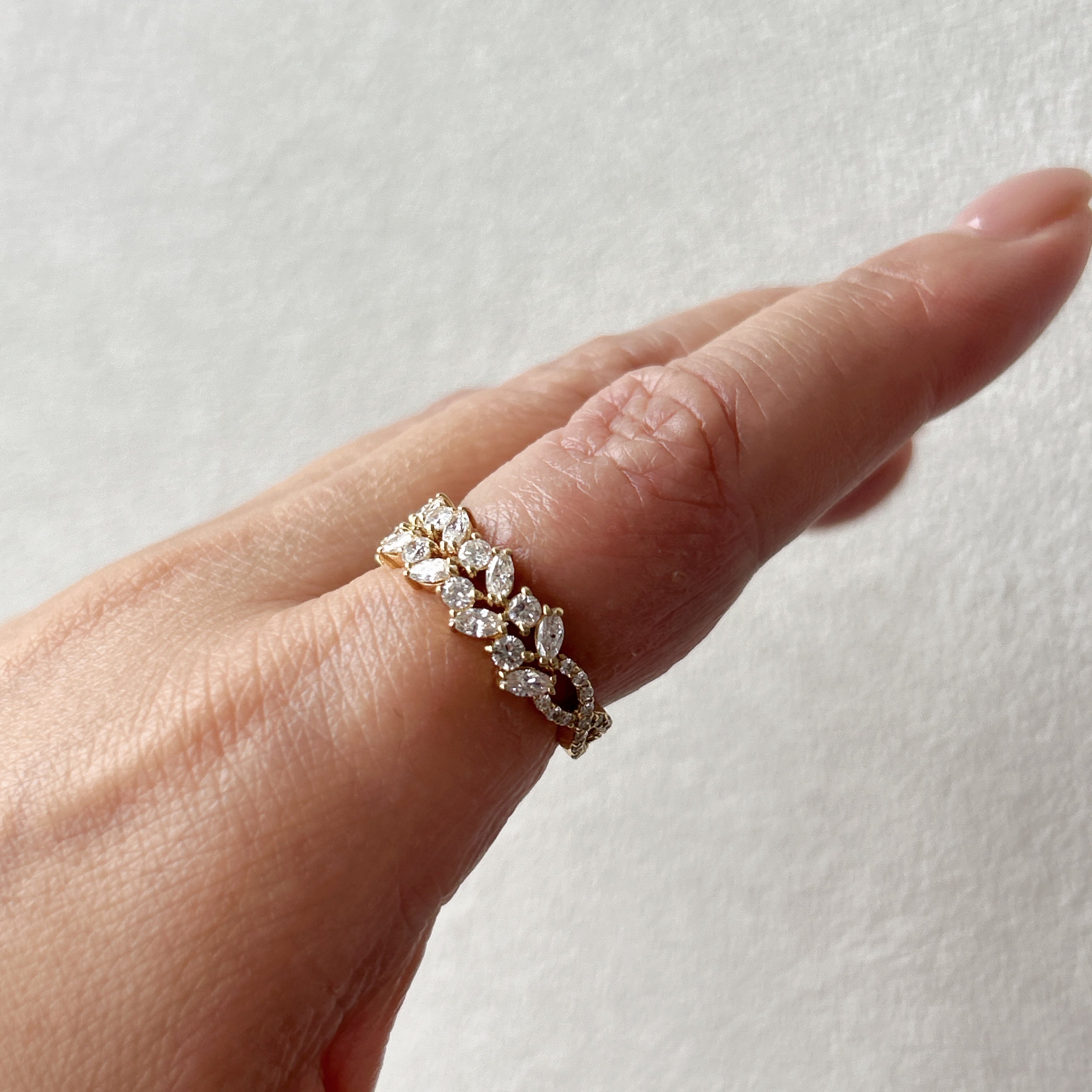 ［ケテル ハーフエタニティ］リング ダイヤ