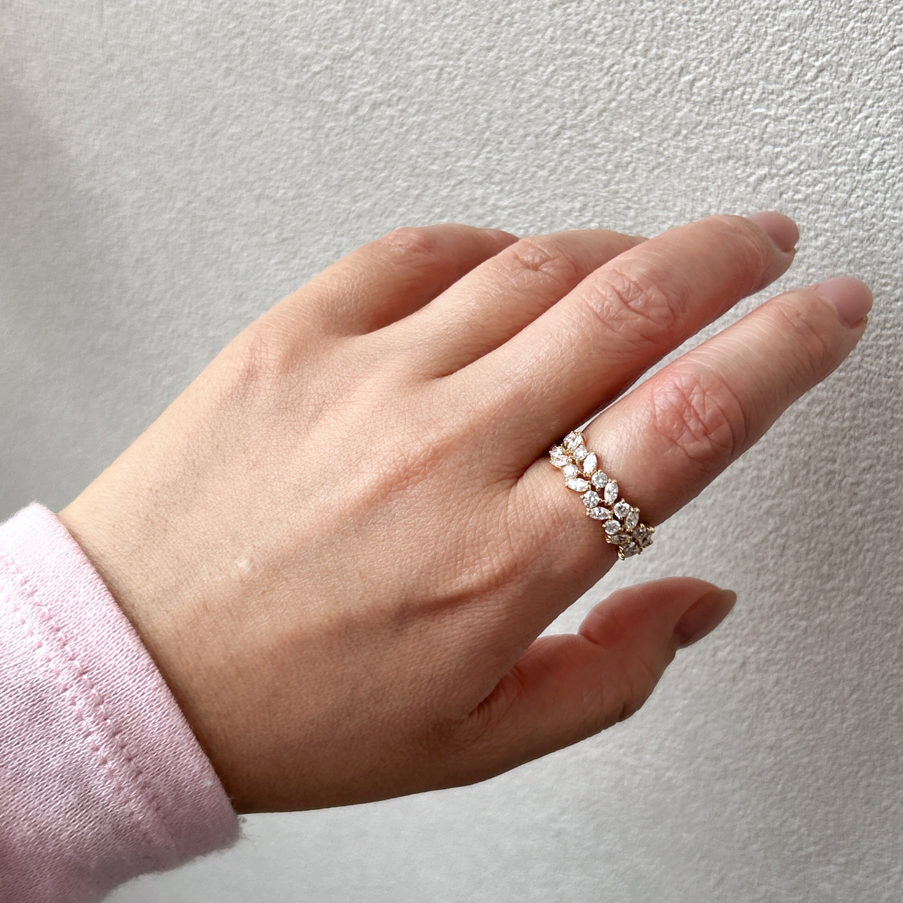 ［ケテル ハーフエタニティ］リング ダイヤ