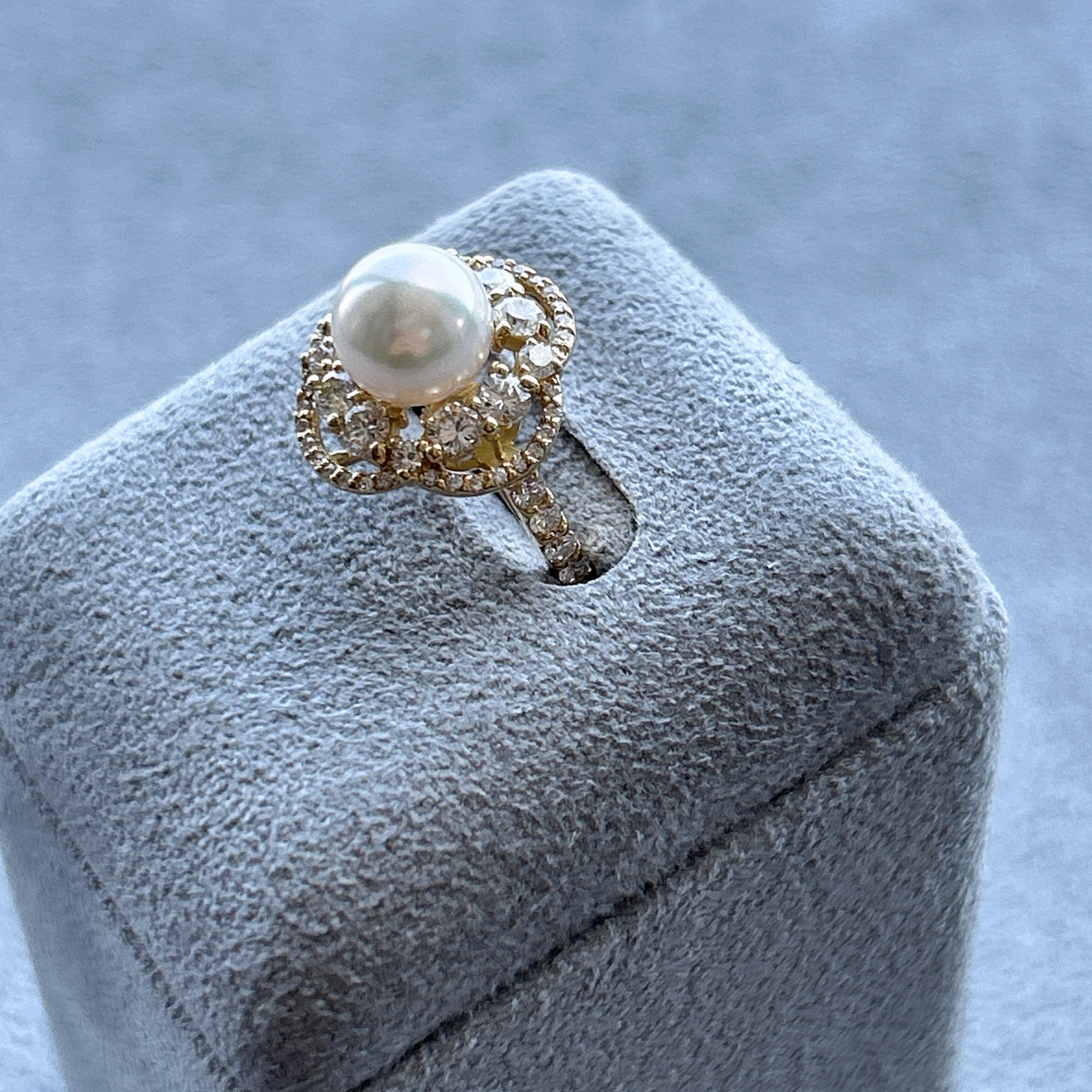 ［ジャルダン］リング あこや真珠8mm