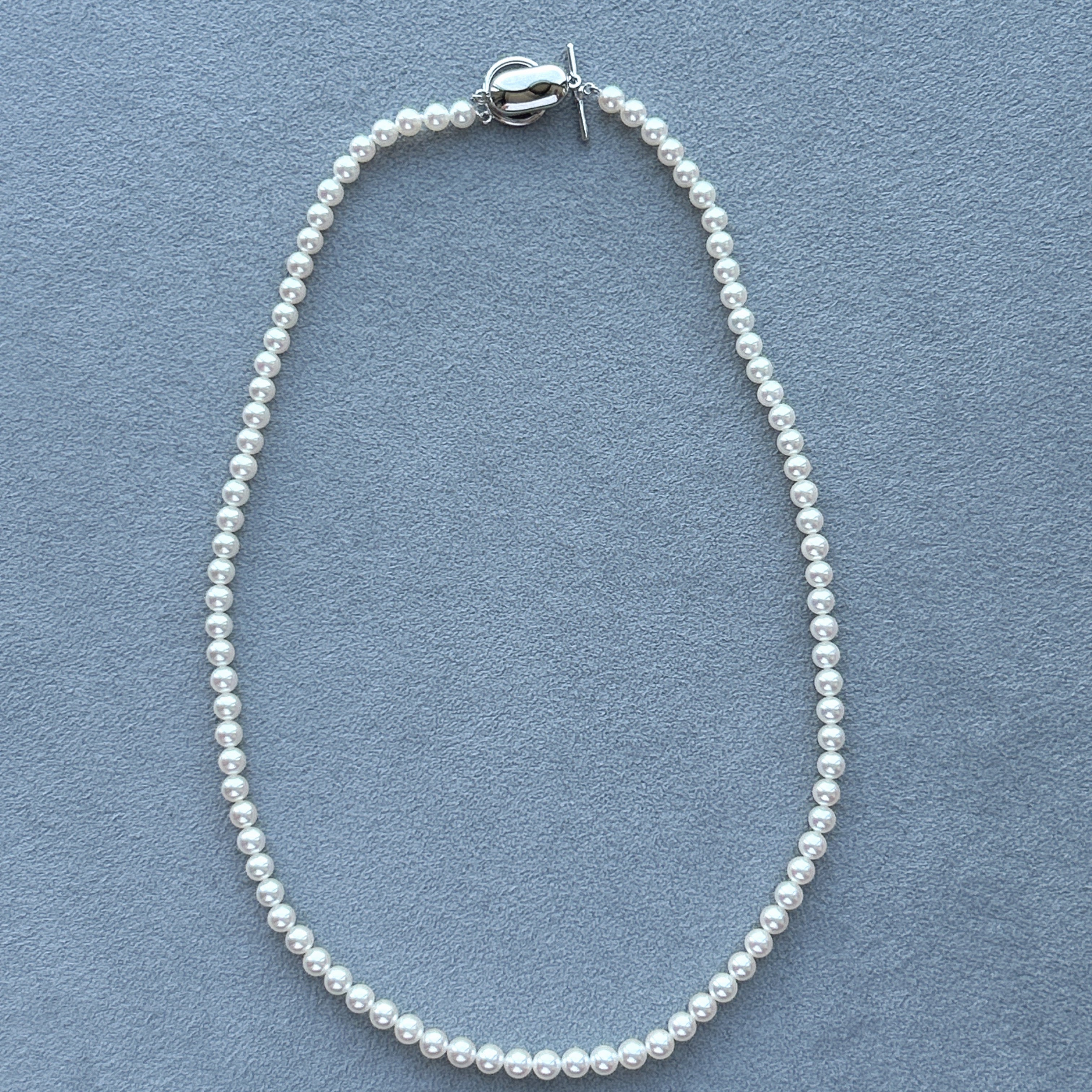 新作［クラシックパールネックレス］あこや真珠4.5−5mm