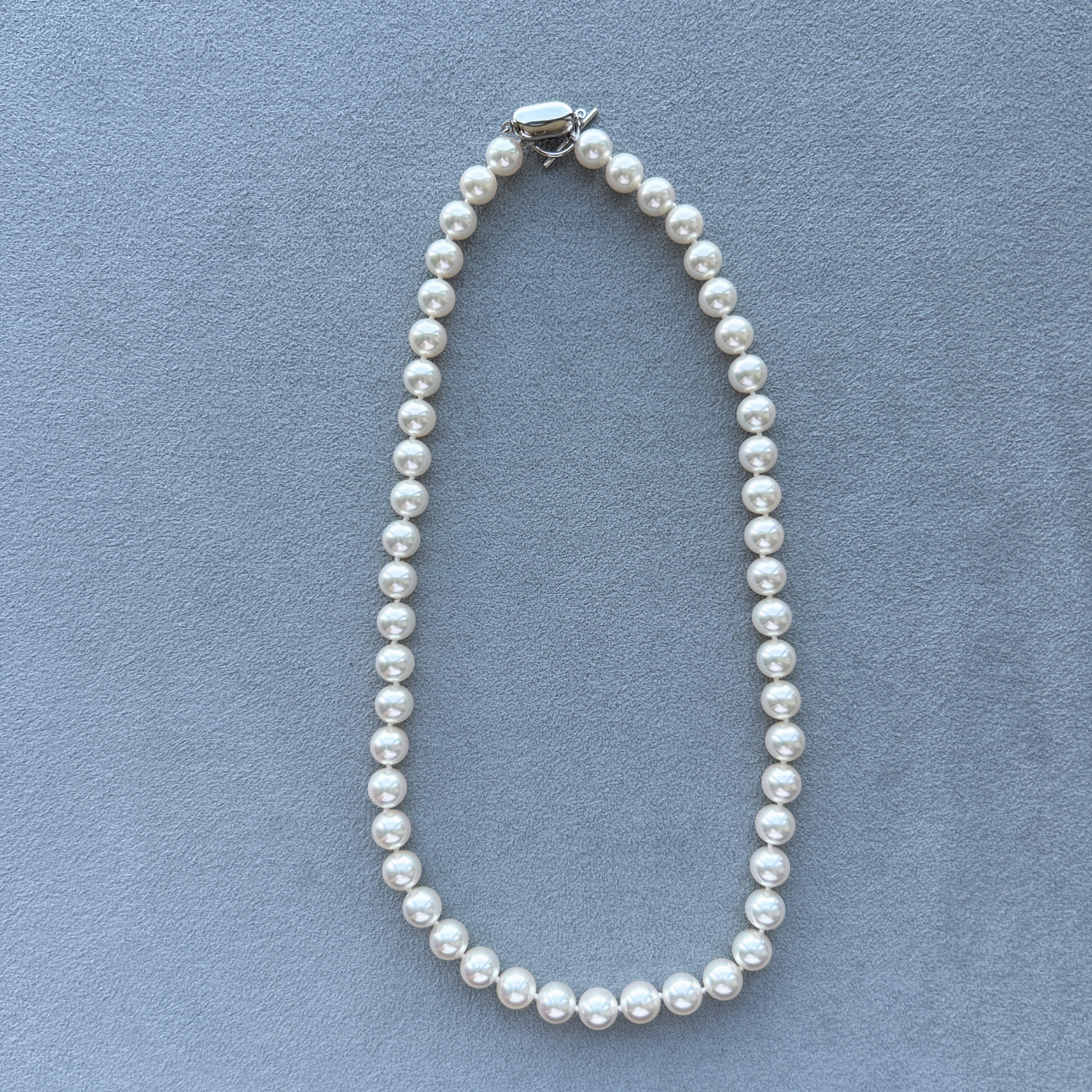 ［クラシックパールネックレス］あこや真珠8−8.5mm