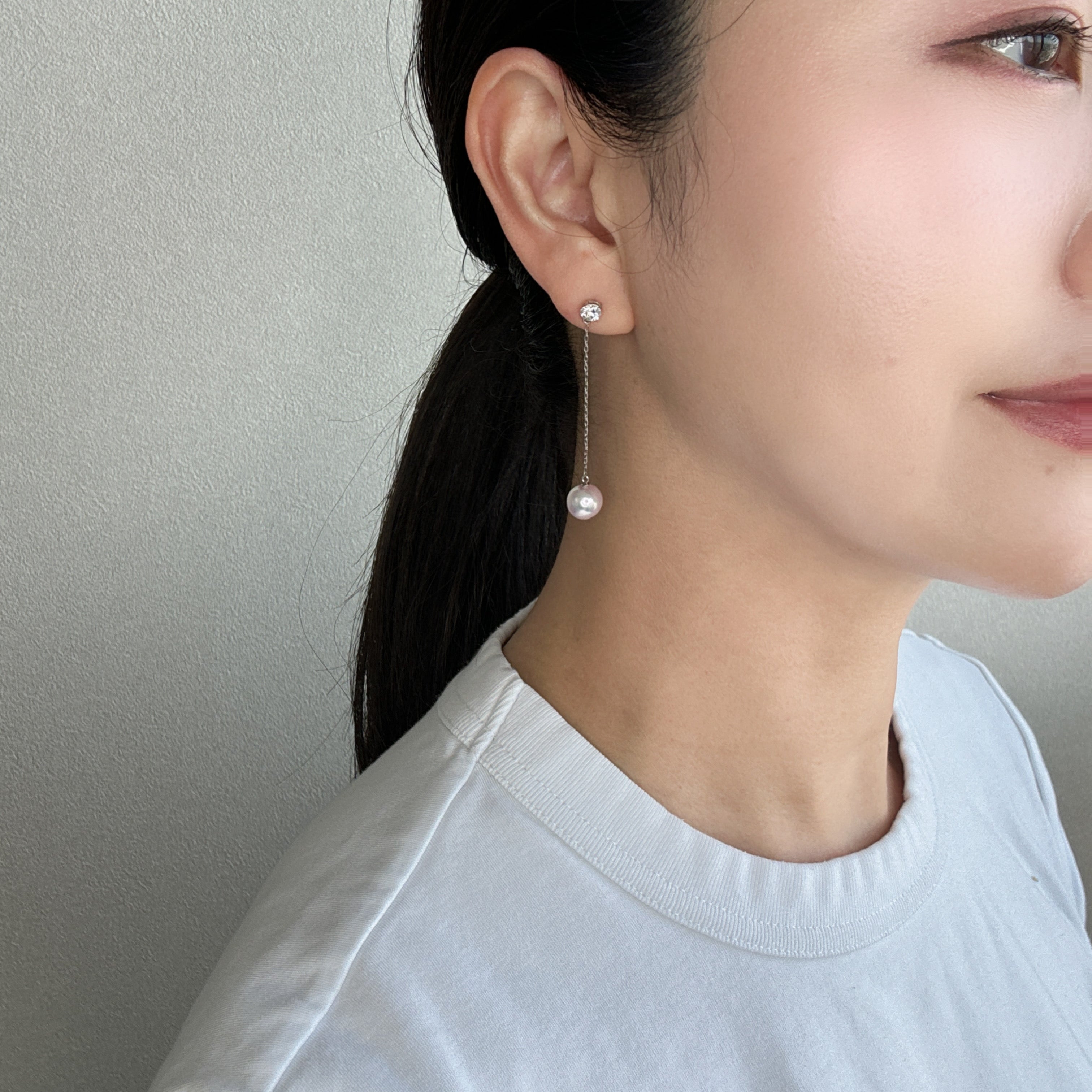 プロポーズされる］ピアス あこや真珠8mm – AYAKO SAKURAI（櫻井