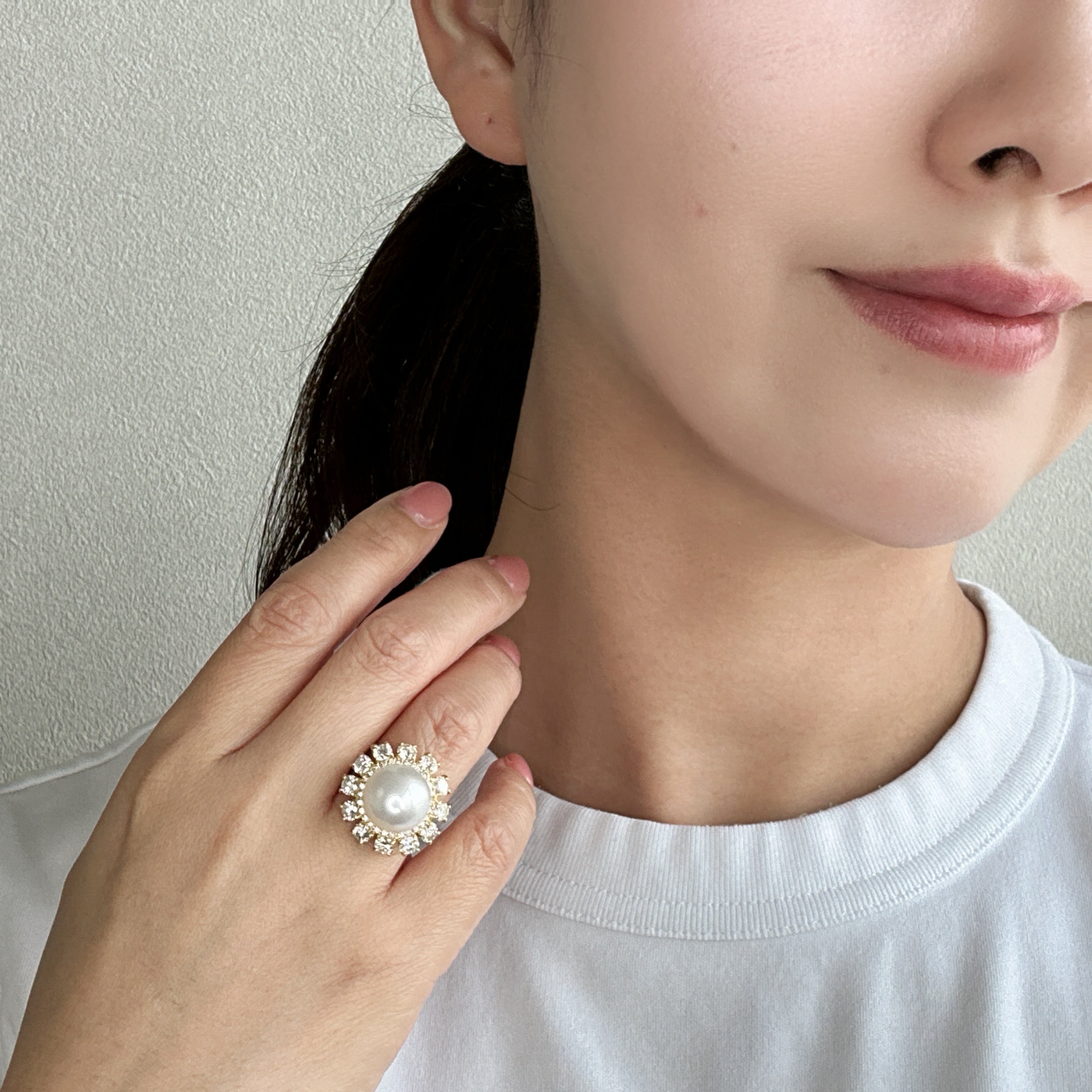 ［イデアル］リング 南洋真珠 11ミリ