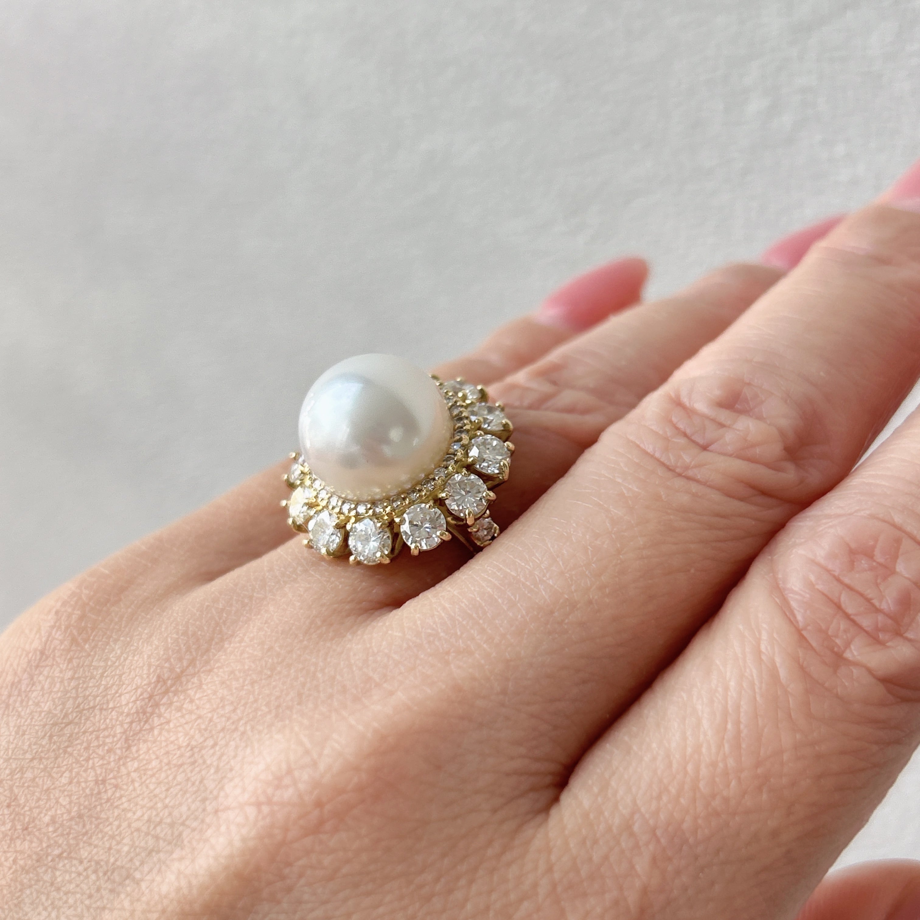 ［イデアル］リング 南洋真珠 11ミリ