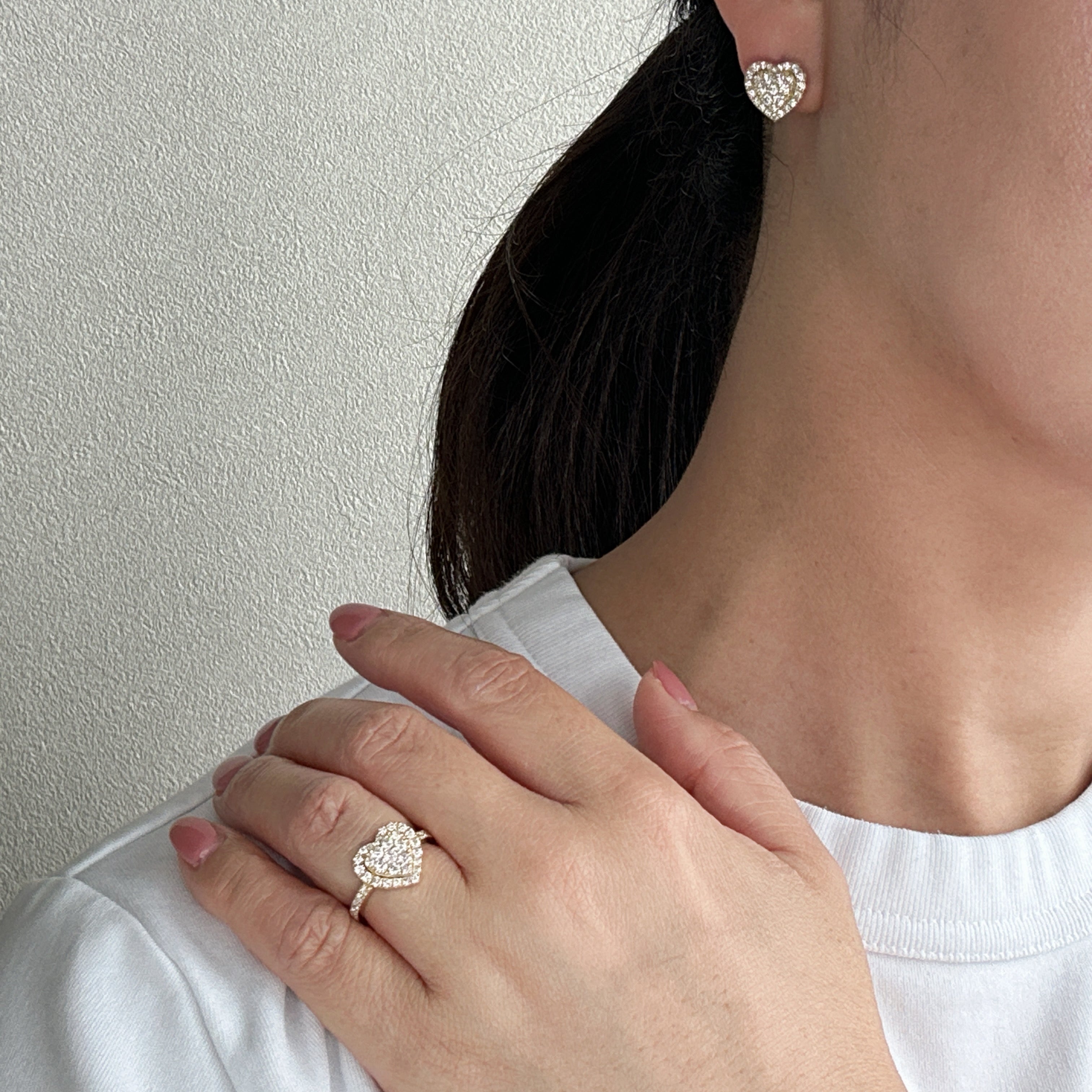 ［LOVE］ピアス ダイヤ