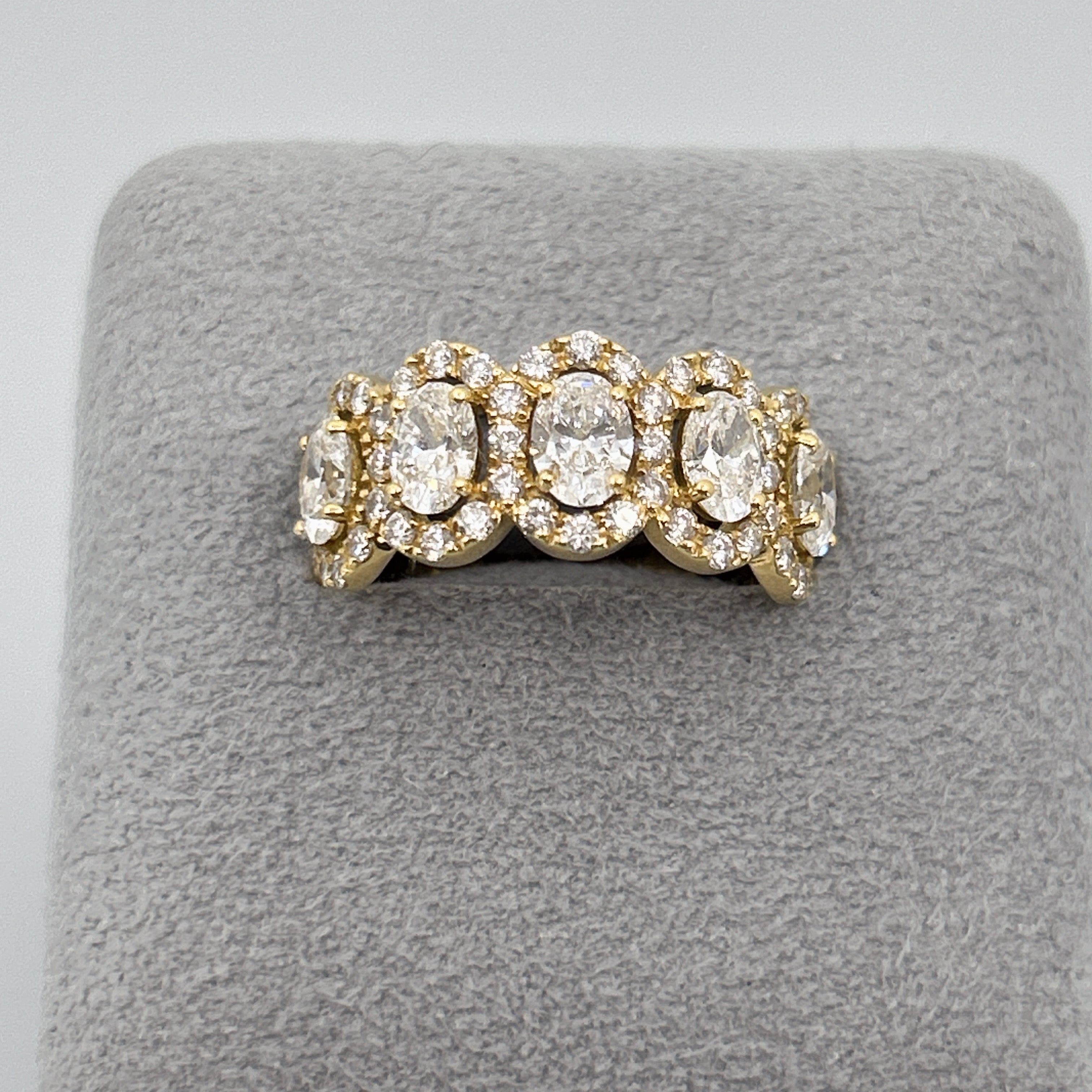 ［エリプス］リング OV ダイヤ