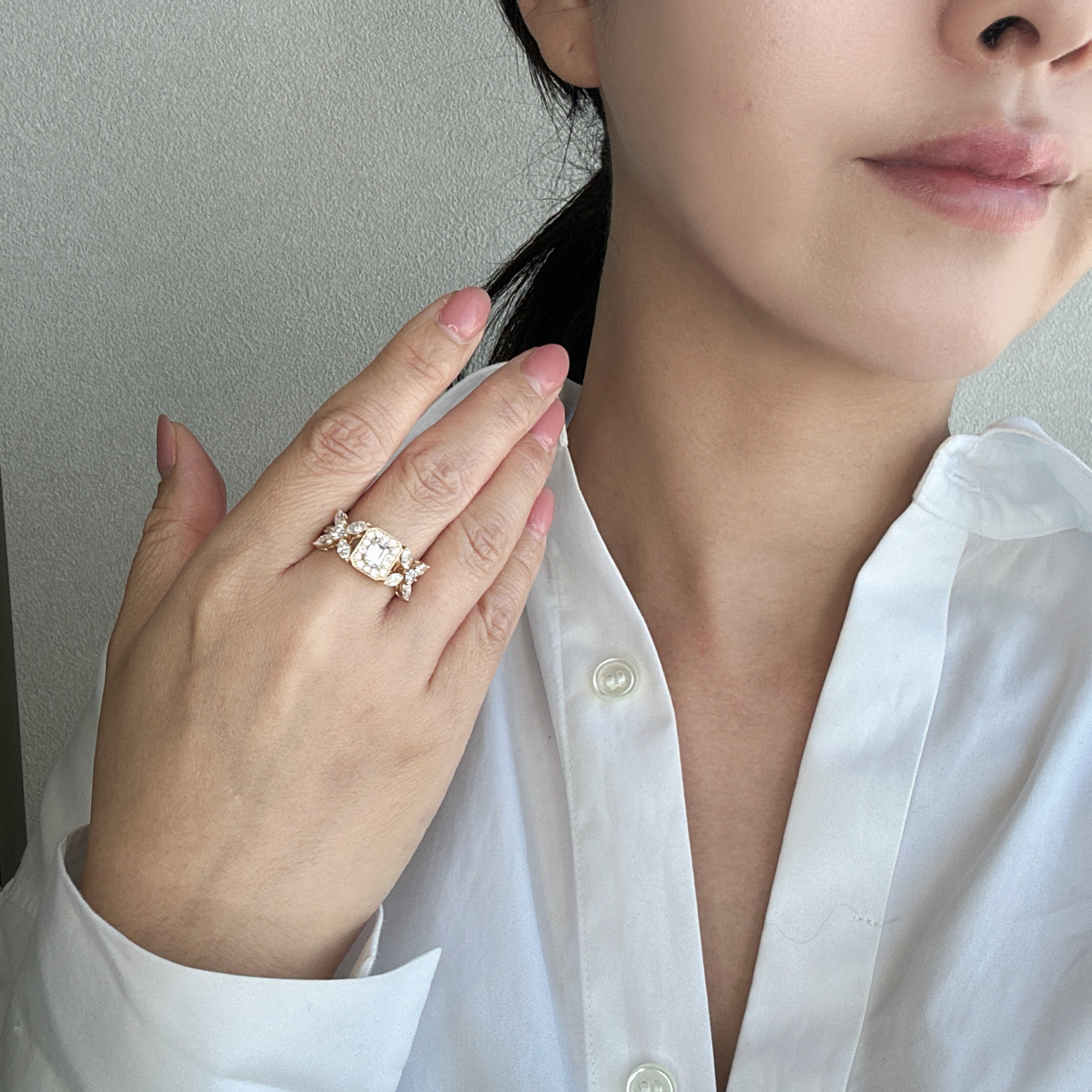 ［カトレア］リング ダイヤ