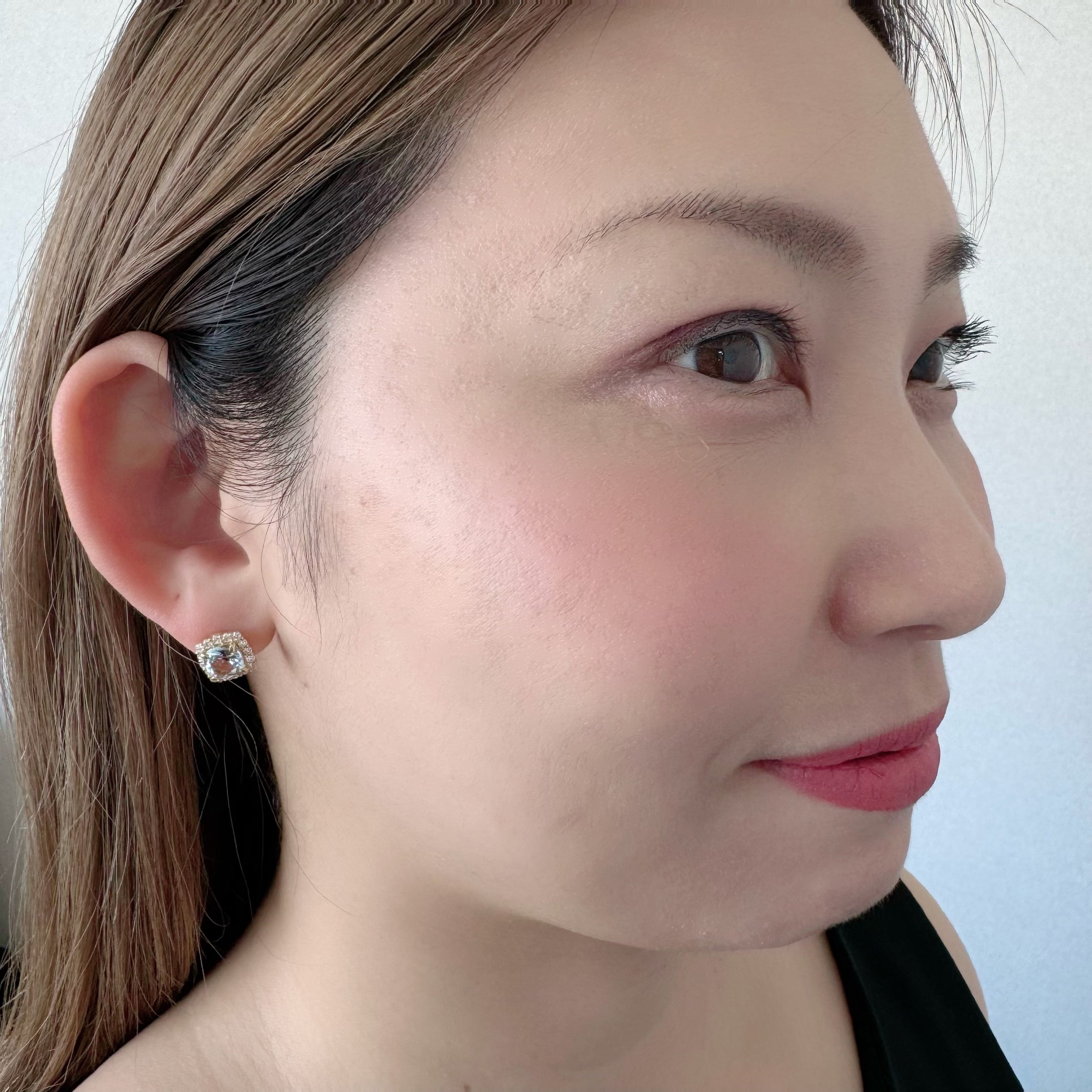 389-アクアマリン 0.8ct前後×2 SQ K18YG ピアス｜AYAKO SAKURAI（櫻井 彩子（サクライ アヤコ））公式通販サイト