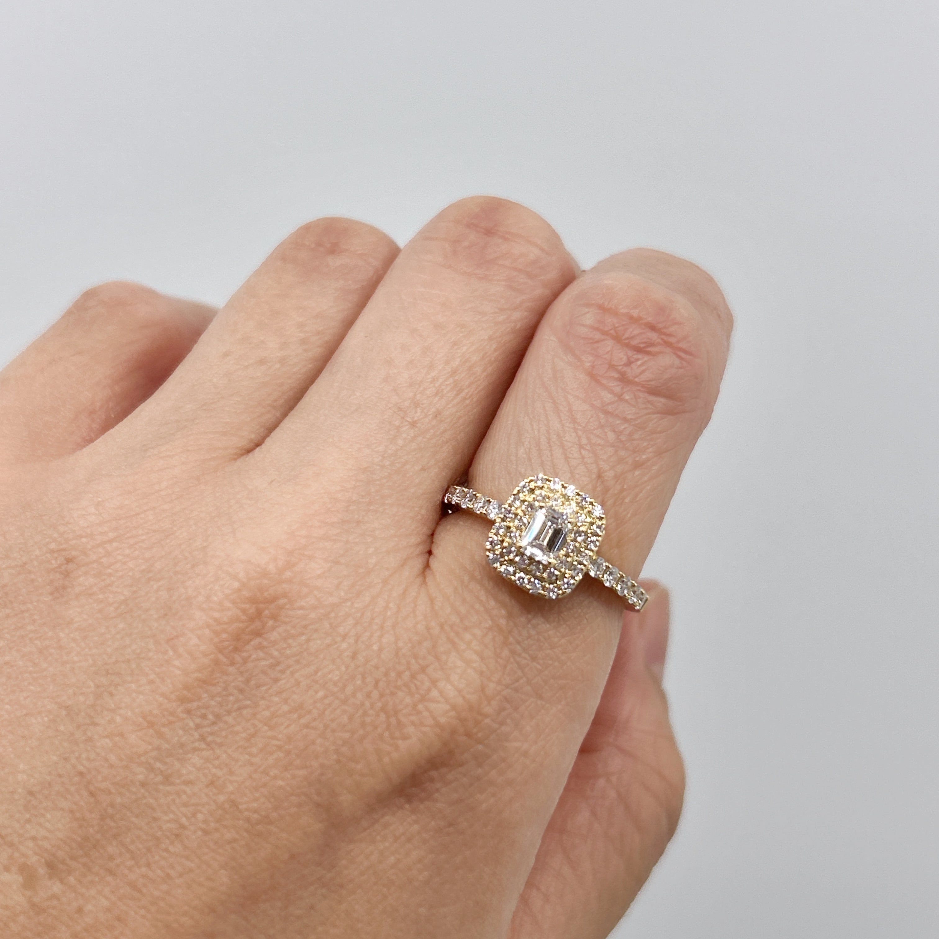 ［一点物/アドラーブル］リング ダイヤ 0.3ct SQ K18YG