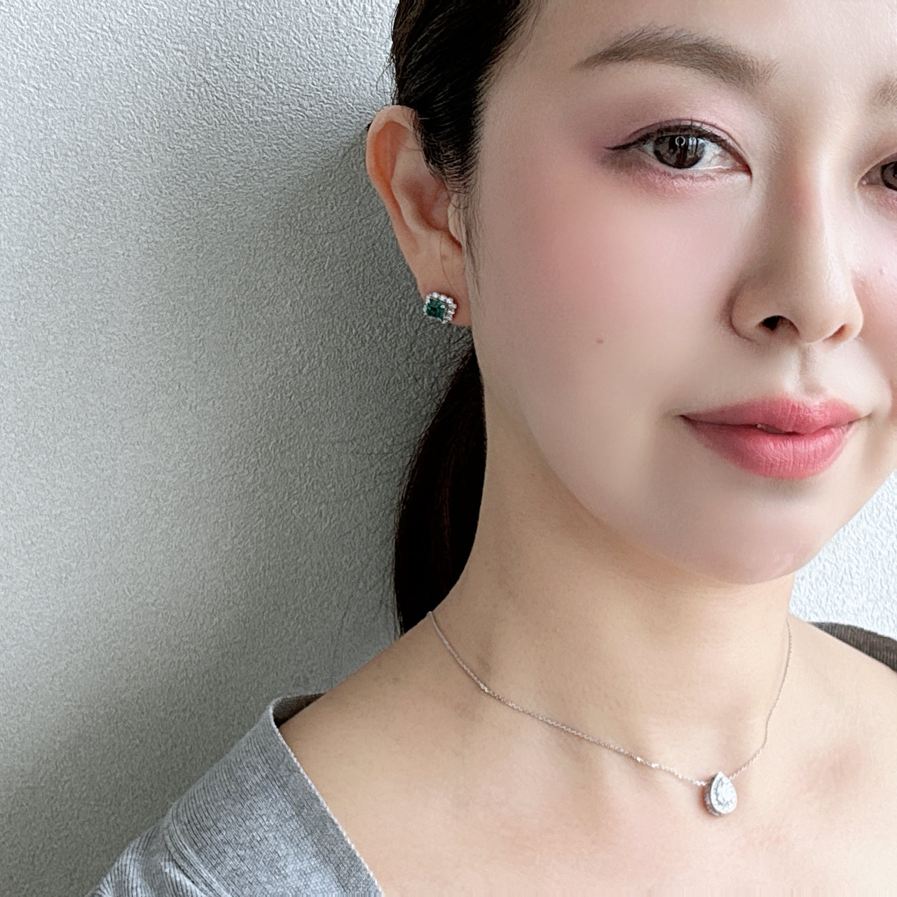 エムロード エメラルド0.5ct前後×2 SQ PT スタッド ピアス〜夏果さん即決♡今回は5個のみ♡｜AYAKO SAKURAI（櫻井 彩子（サクライ アヤコ））公式通販サイト