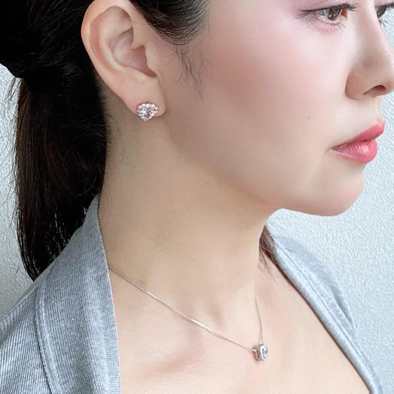 モルガナイト 中石0.6ct前後×2 HS K18PG ピアス｜AYAKO SAKURAI（櫻井 彩子（サクライ アヤコ））公式通販サイト