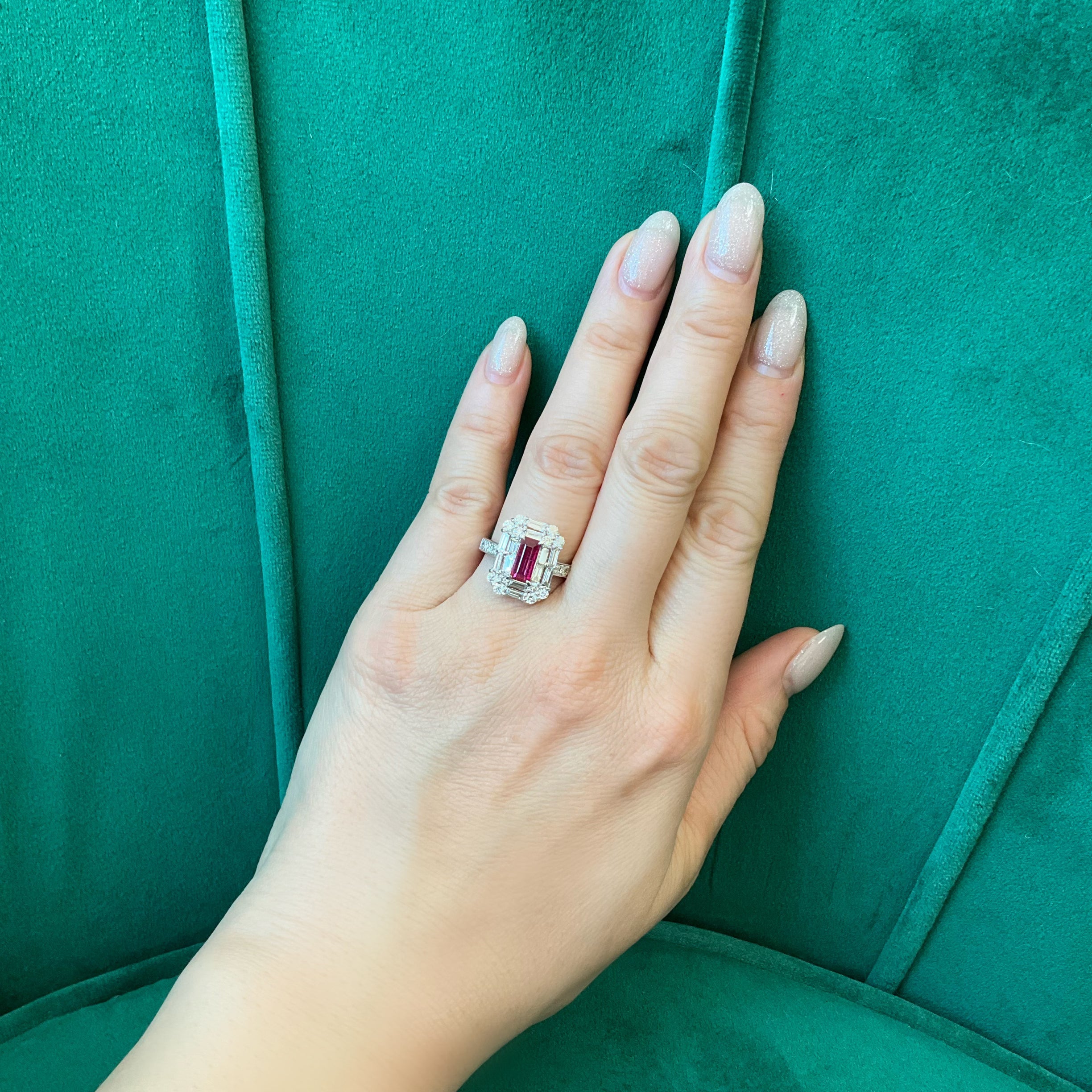 106-ルビー 1.11ct前後 SQ PT リング～ノーヒートピジョンブラッド AIGS✨｜AYAKO SAKURAI（櫻井 彩子（サクライ アヤコ））公式通販サイト