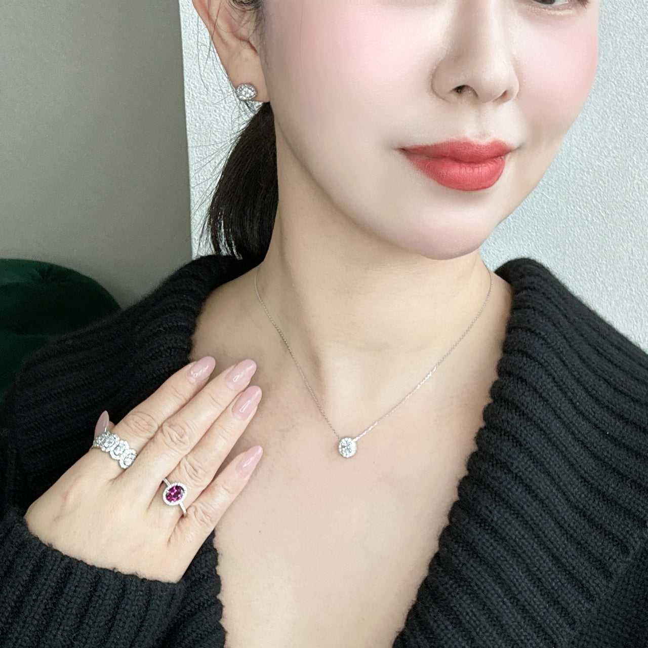 新作 エルダンジュ ダイヤ 中石0.5ct OV ネックレス〜G VS up GIA保証♡残り8個｜AYAKO SAKURAI（櫻井 彩子（サクライ アヤコ））公式通販サイト