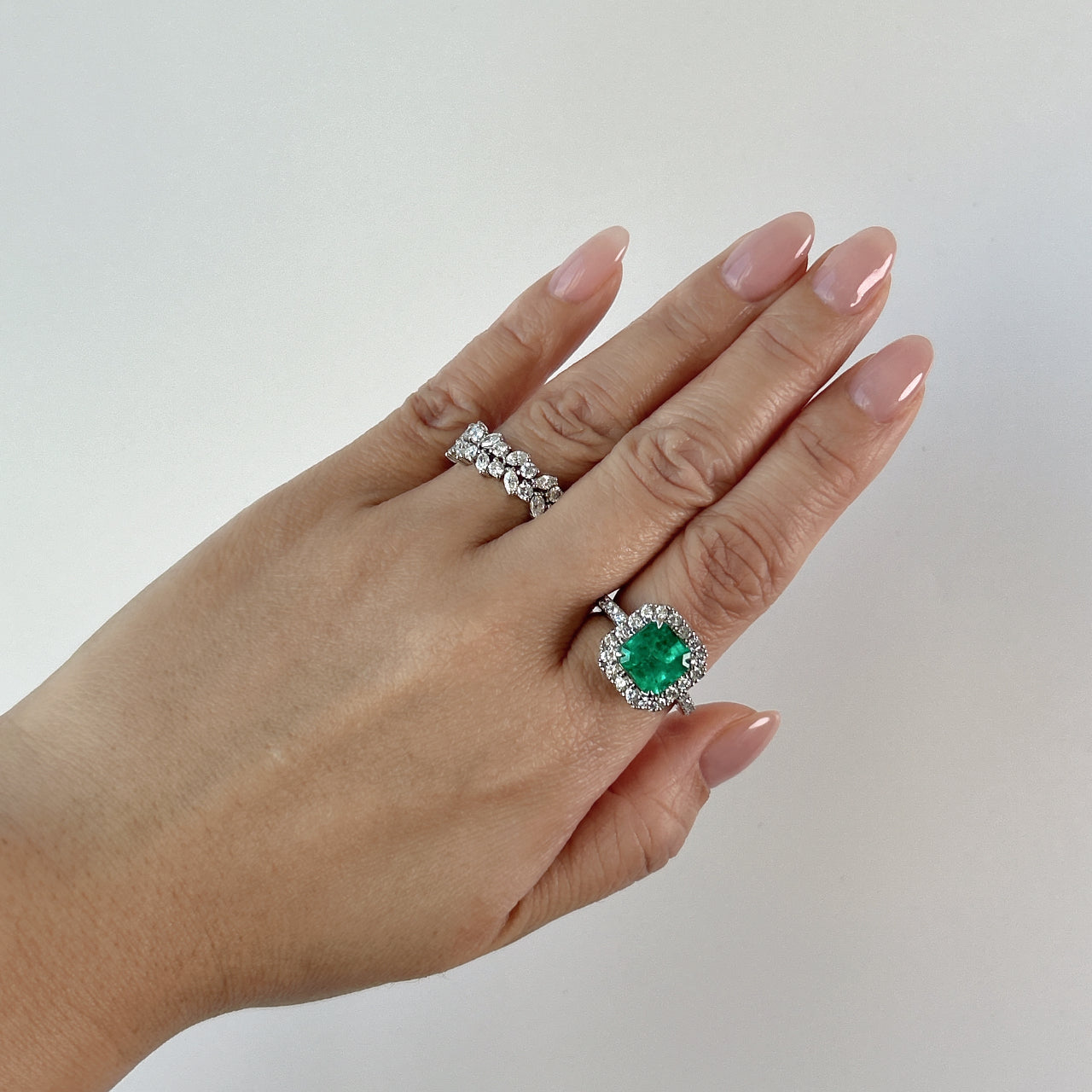 ［一点物］リング エメラルド 2.6ct SQ PT