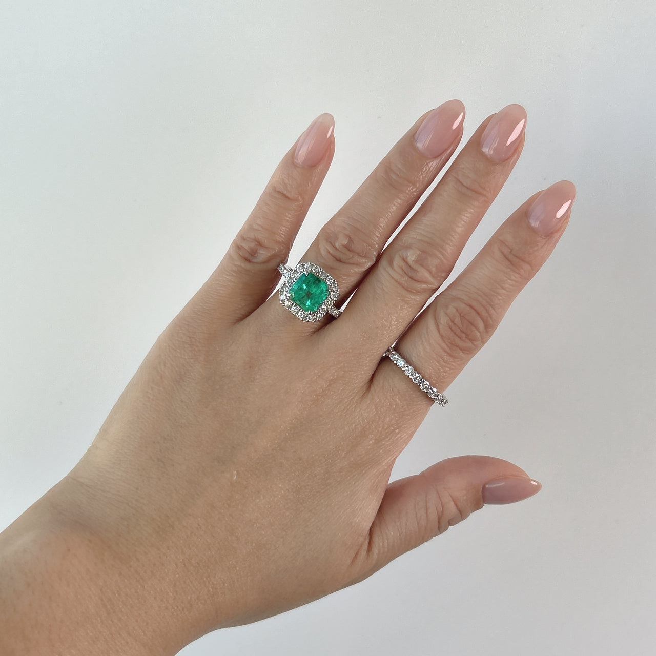 ［一点物］リング エメラルド 2.6ct SQ PT