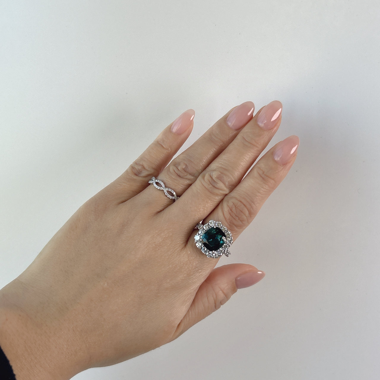 87［一点物］リング トルマリン 4.9ct SQ PT