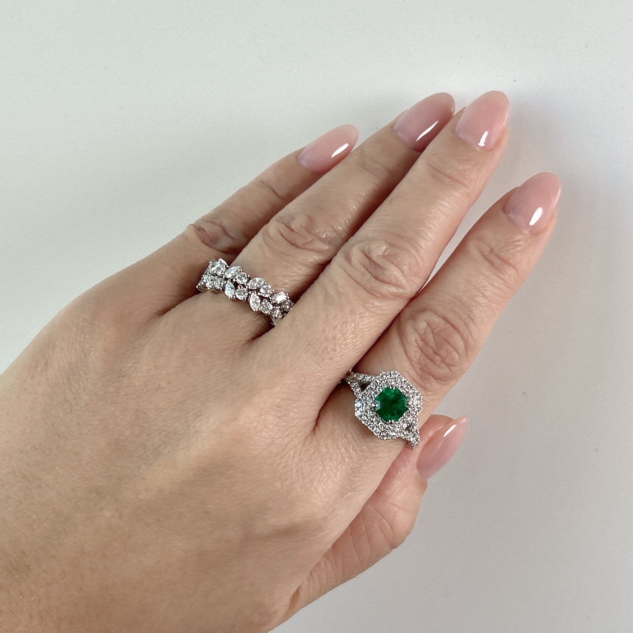 5［一点物］リング エメラルド 1ct SQ PT