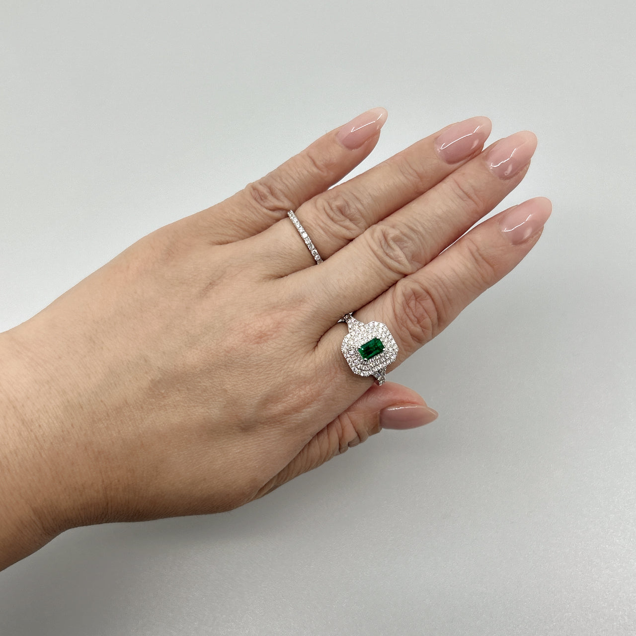 ［一点物］リング エメラルド 中石0.5ct SQ PT