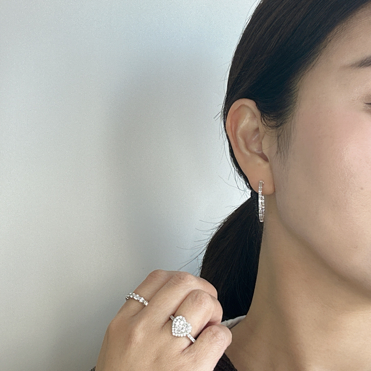 ［グレンヌ］ピアス ダイヤ