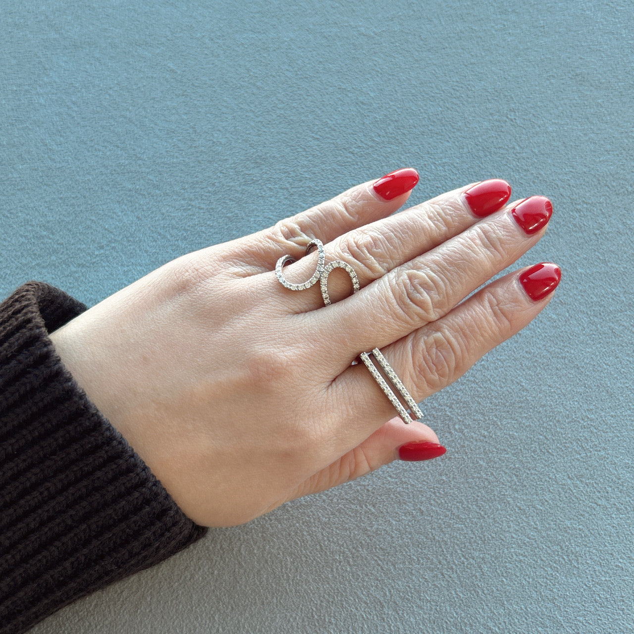 【サンチュール】リング　ダイヤ