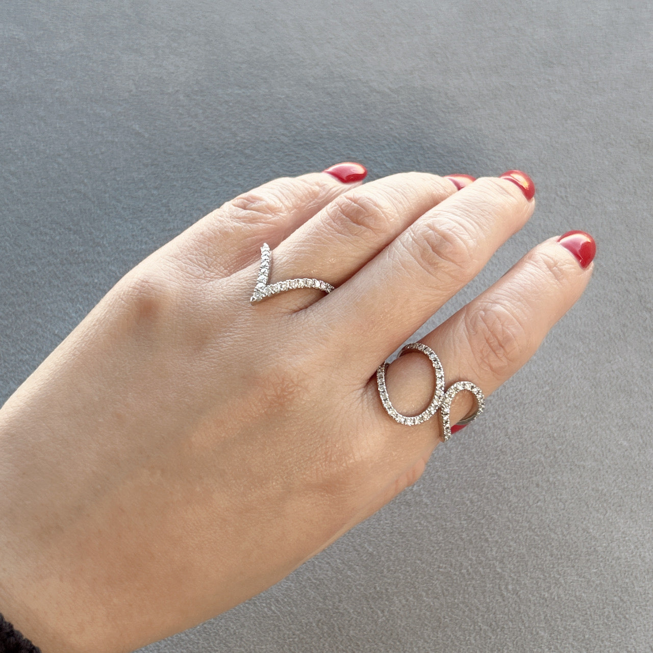 【サンチュール】リング　ダイヤ