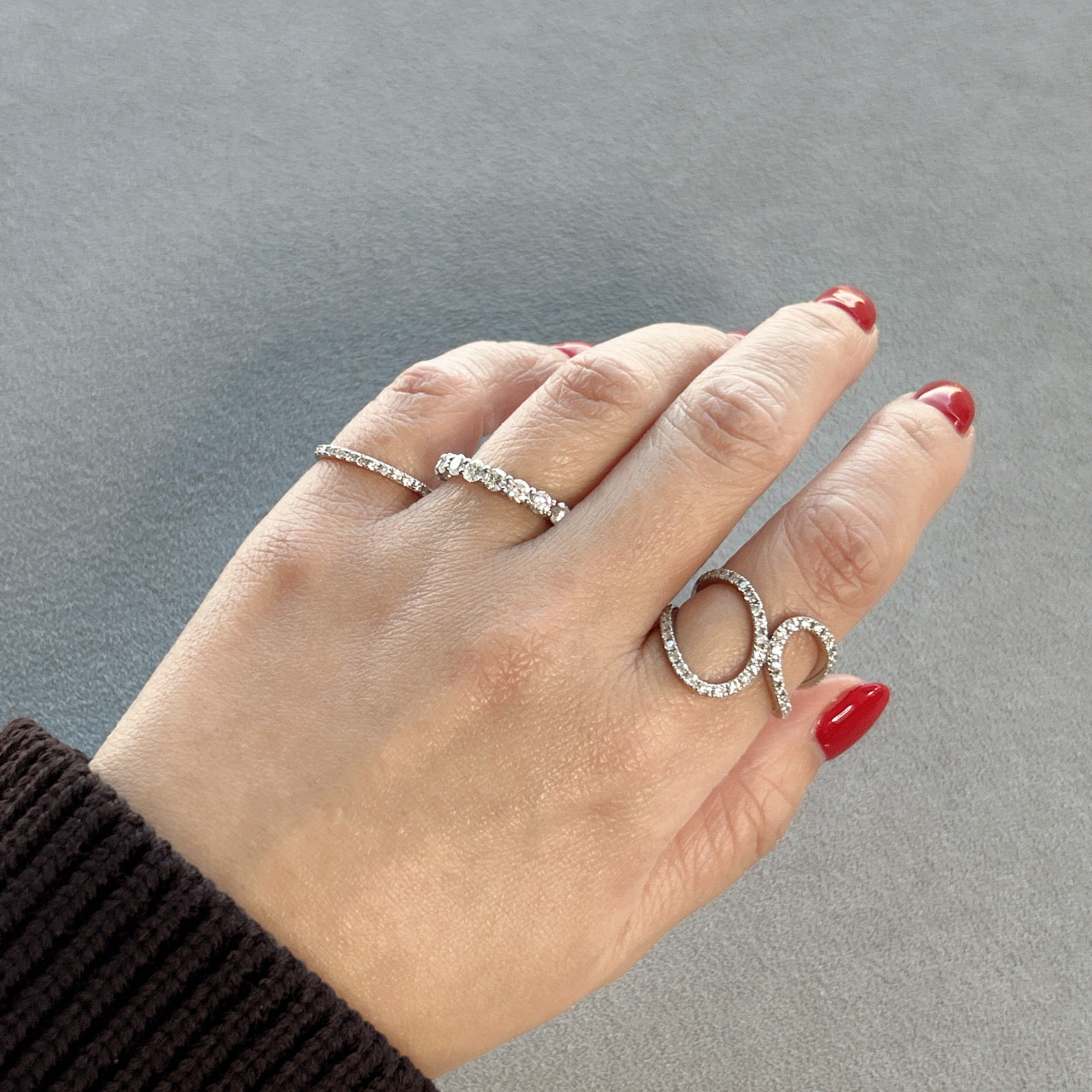 【サンチュール】リング　ダイヤ