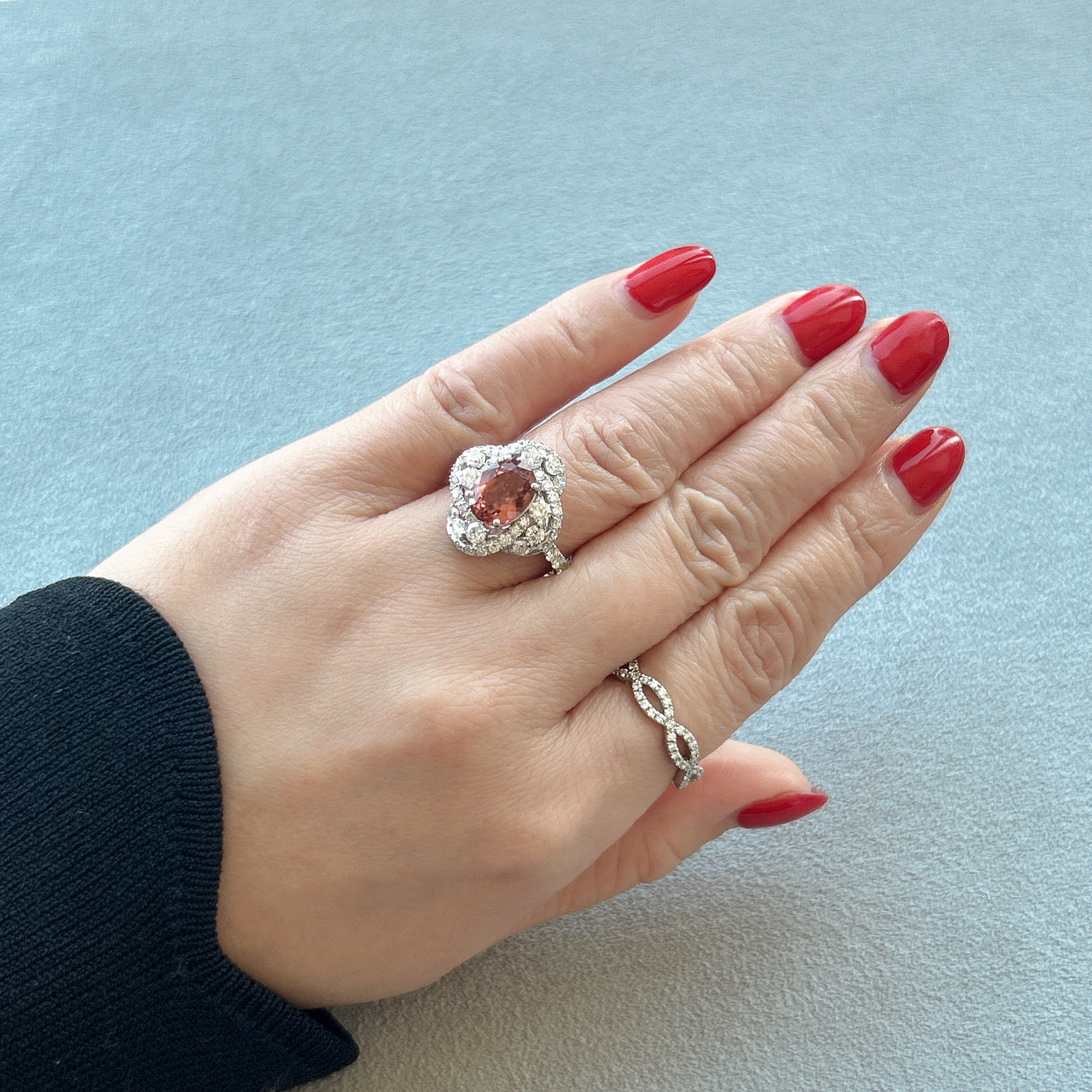 ［プリマドンナ］リング ピンクトルマリン 1.5ct UP OV