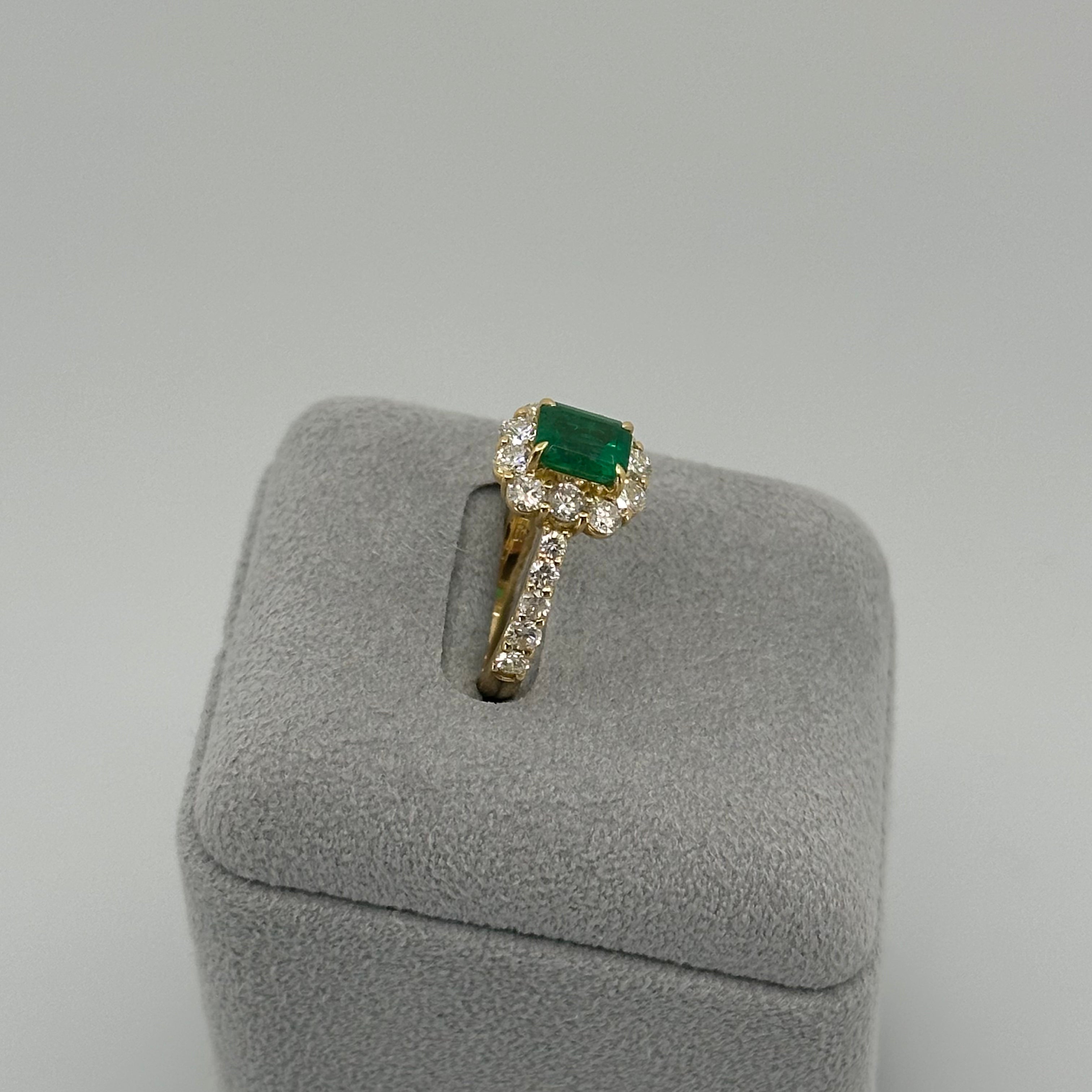 ［一点物］リング エメラルド 1ct YG