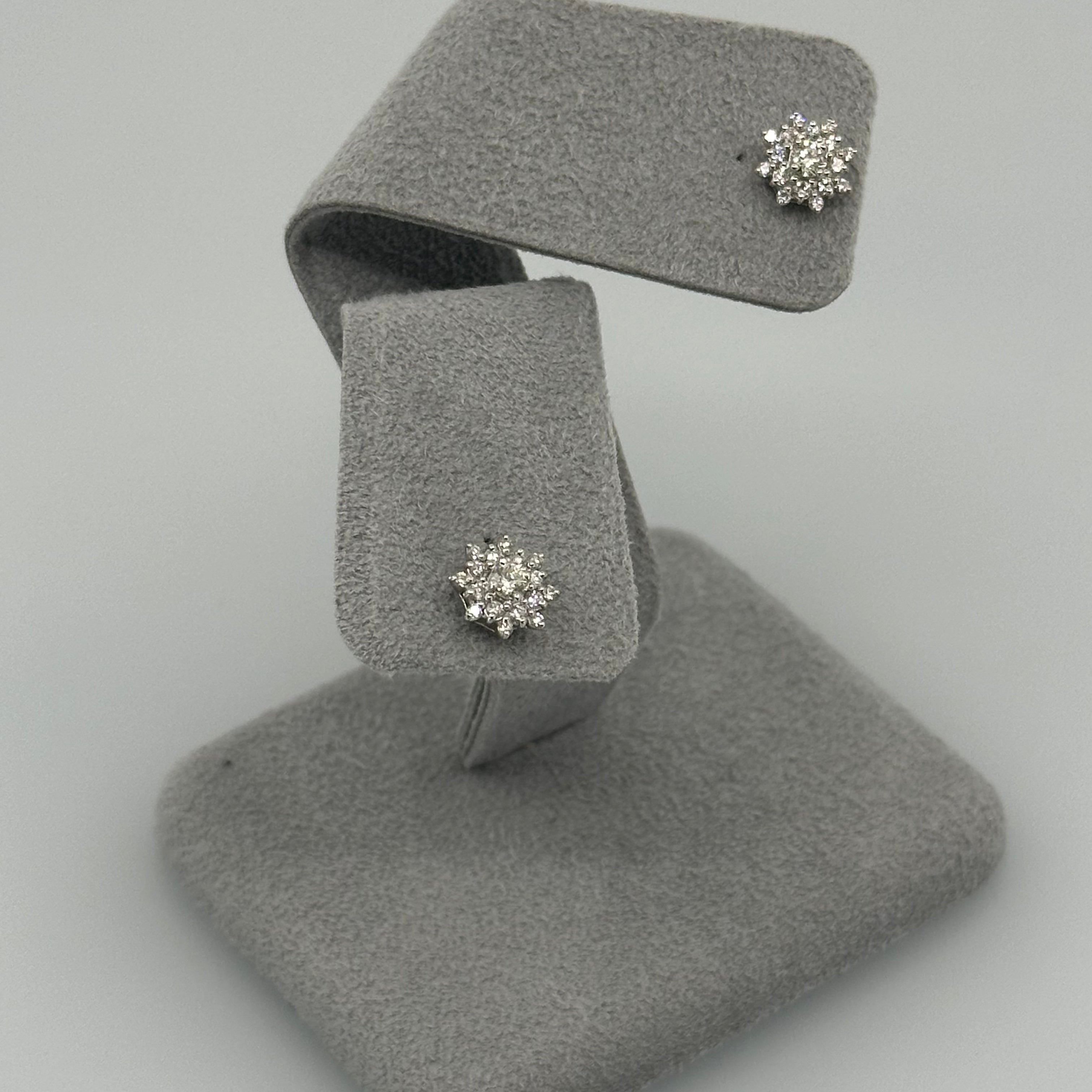 ［新作/一点物/フロコン］ピアス ダイヤ 0.1ct×2 RO PT/YG