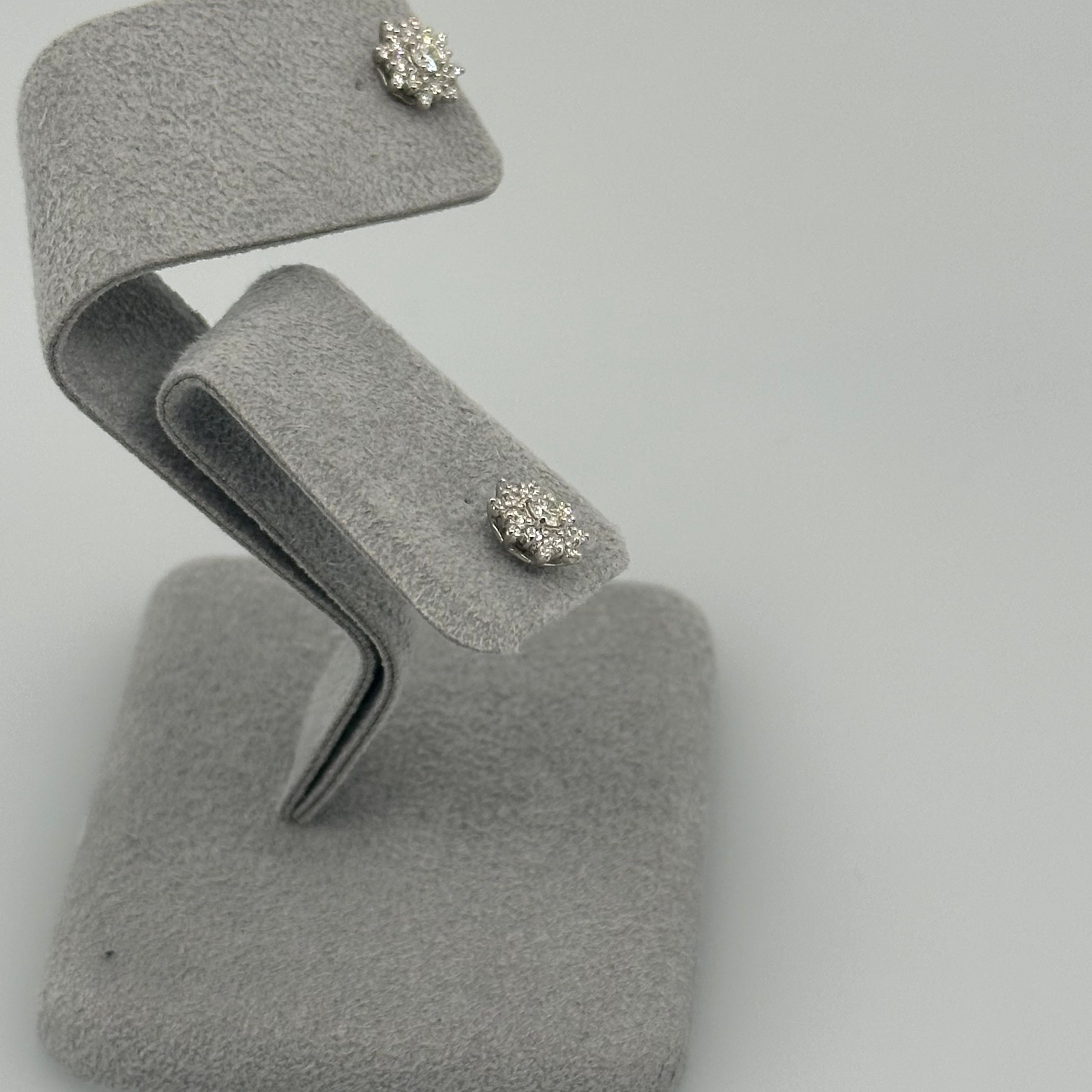 ［新作/一点物/フロコン］ピアス ダイヤ 0.1ct×2 RO PT/YG