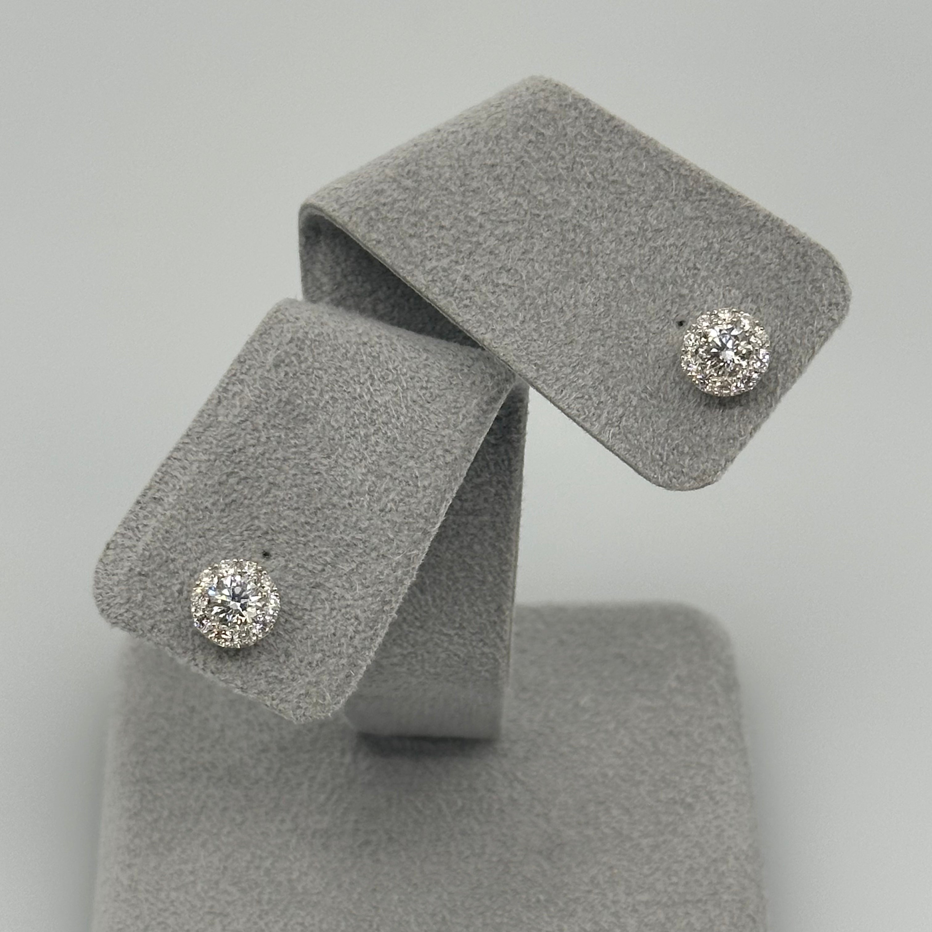 ［新作/一点物/エトア］ピアス ダイヤ 0.3ct×2 RO PT/YG