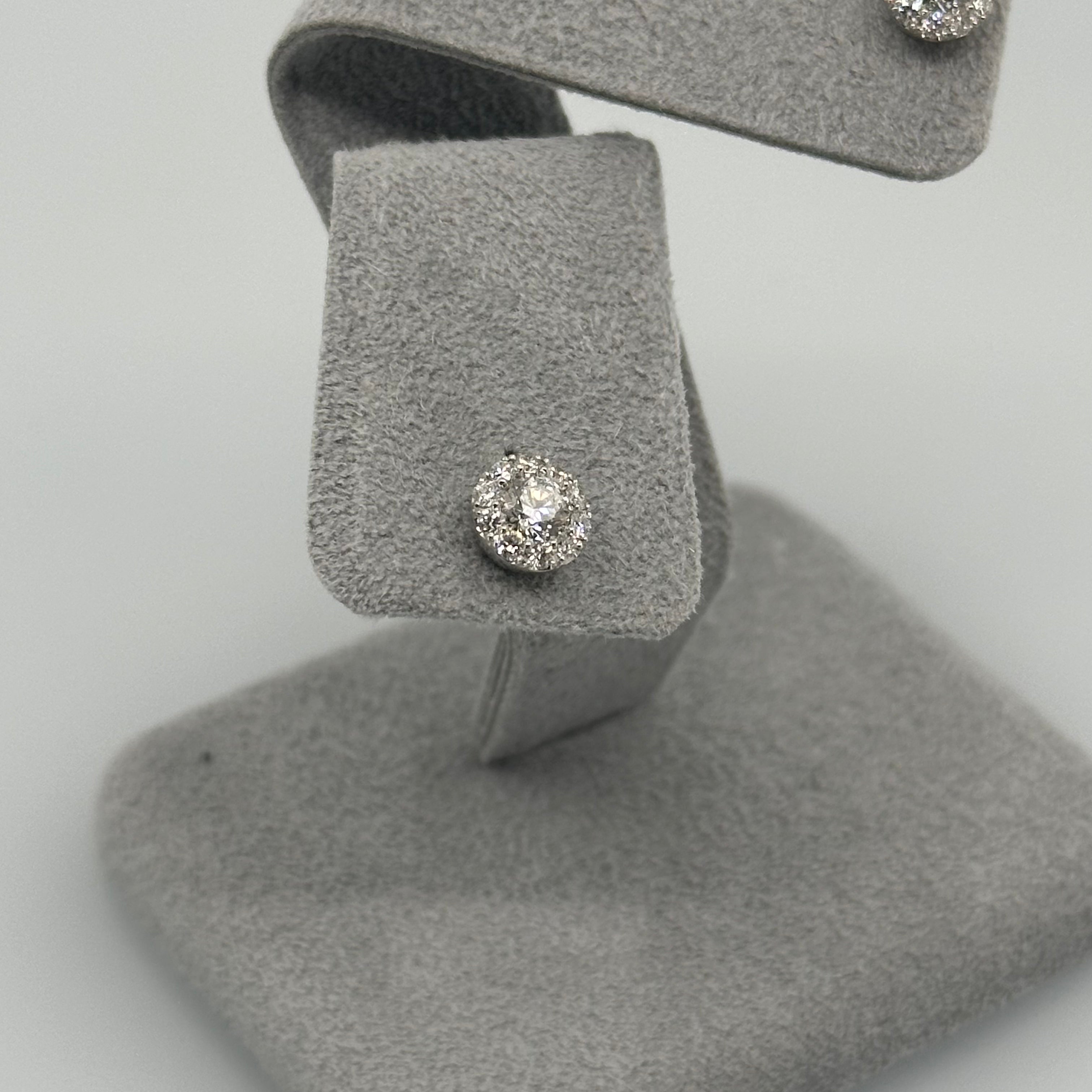 ［新作/一点物/エトア］ピアス ダイヤ 0.3ct×2 RO PT/YG