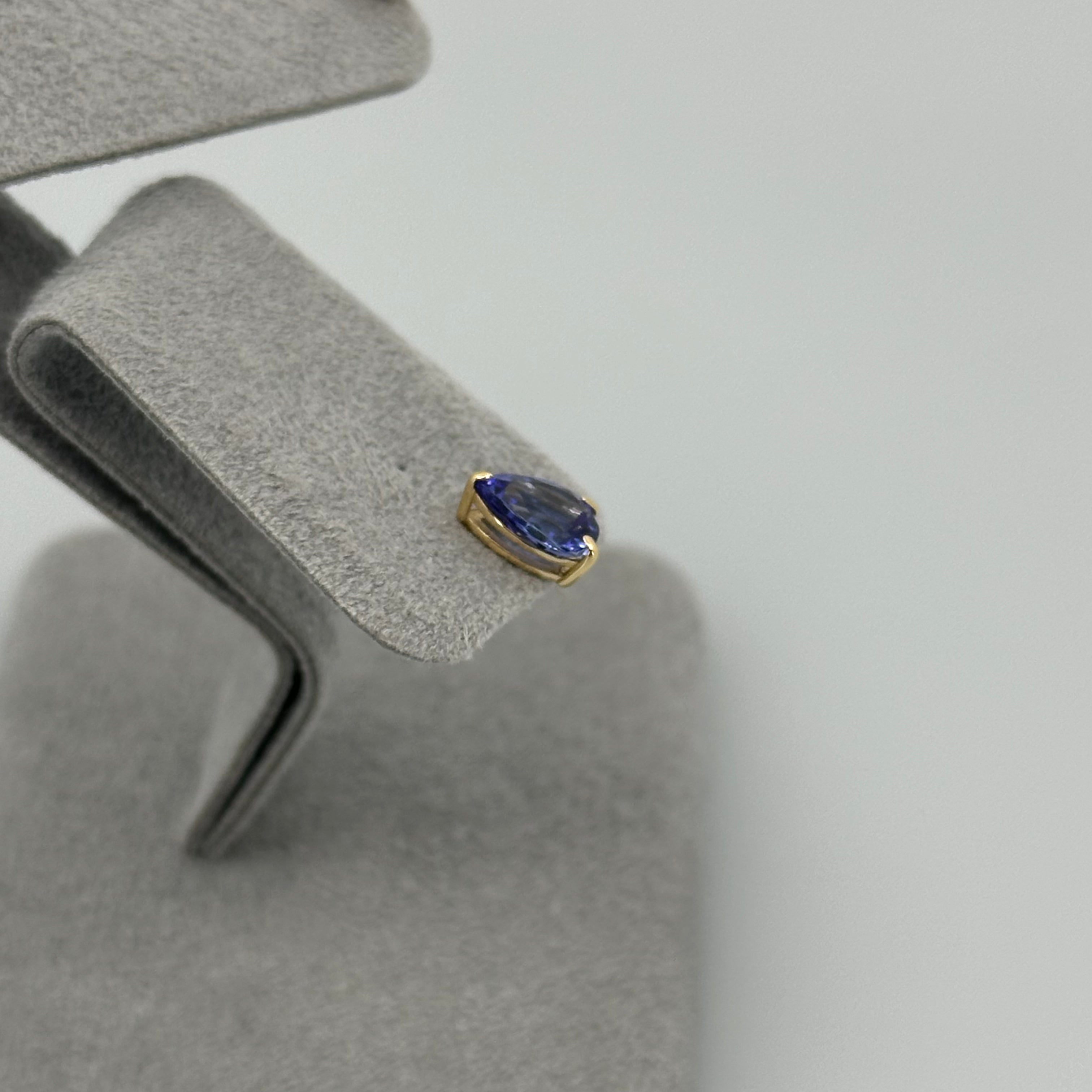 [新作/個数限定/ヌード］ピアス タンザナイト