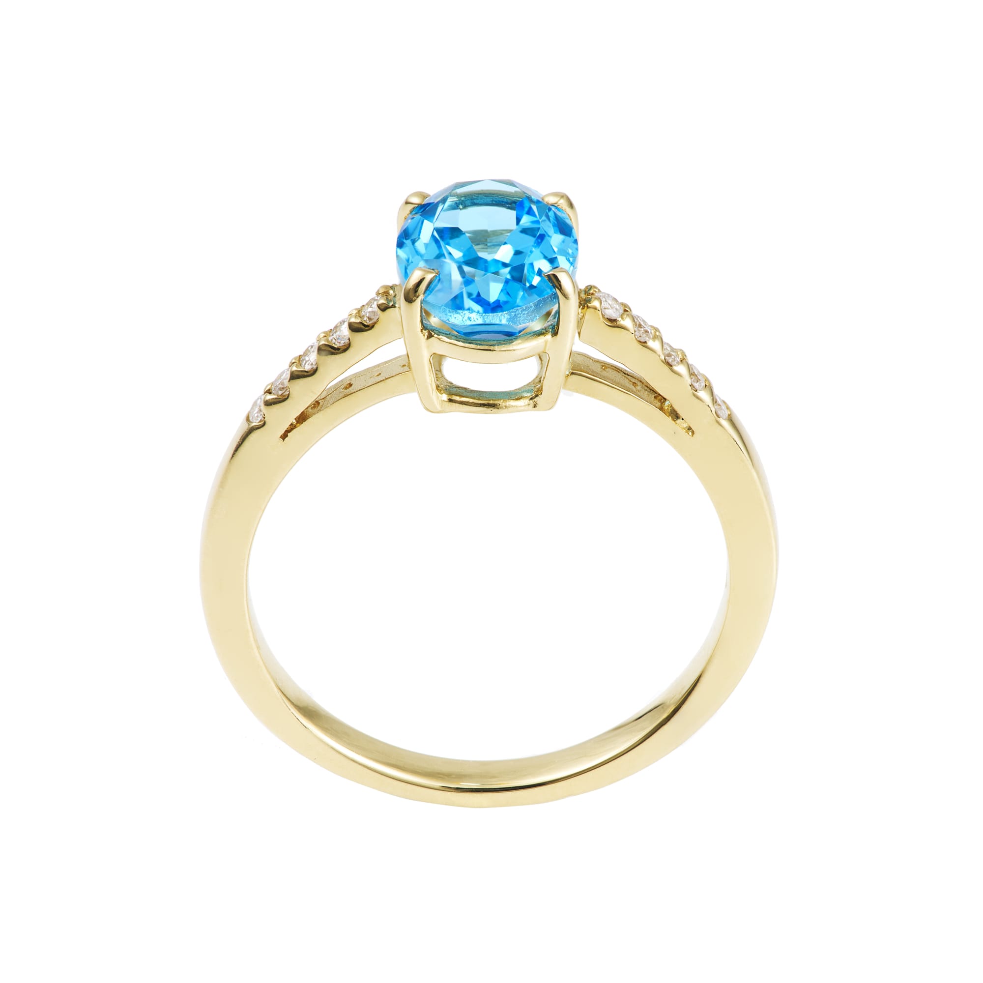 ［一点物/ラメール］リング ブルートパーズ K18YG