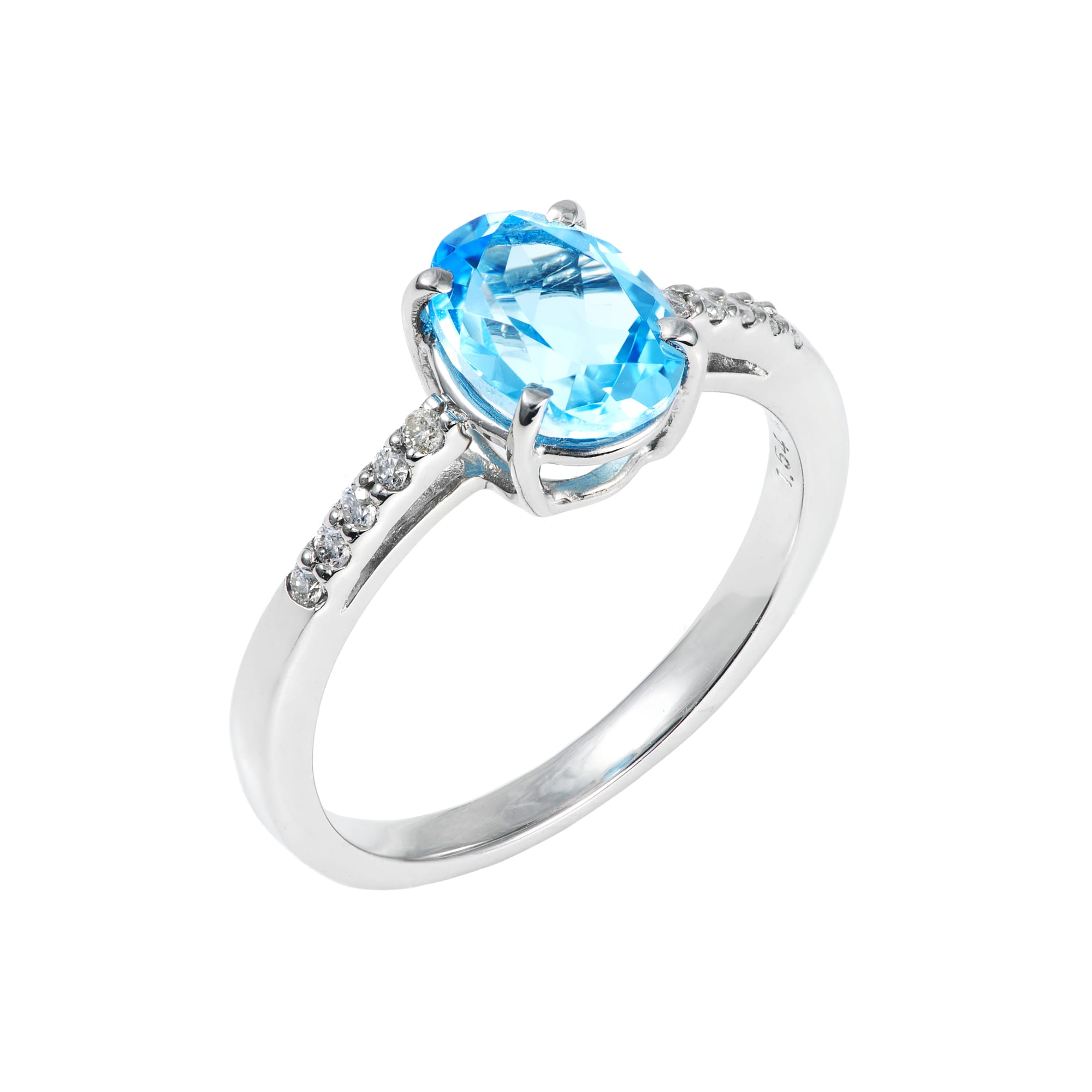 ［一点物/ラメール］リング ブルートパーズ K18YG