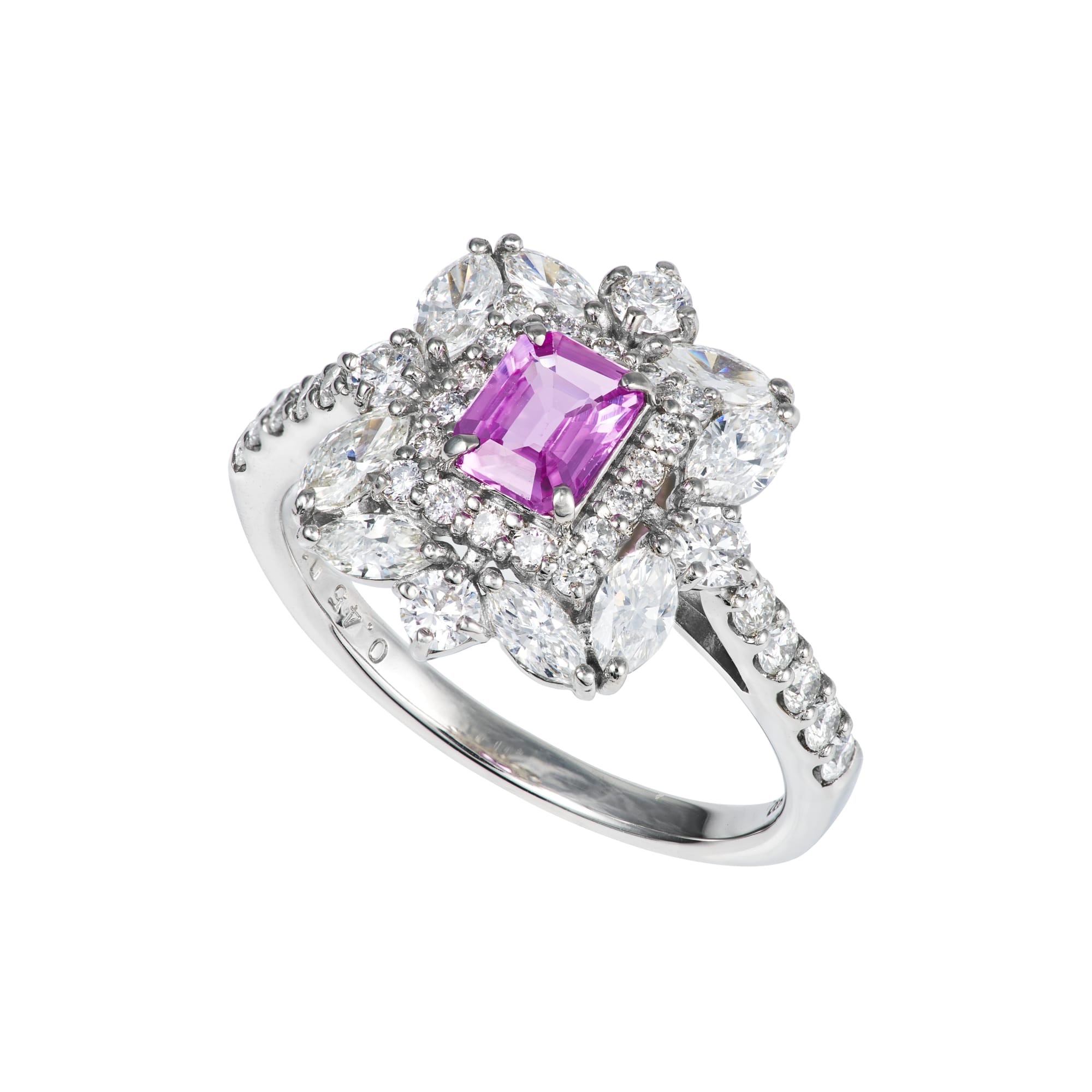 アラベスク ピンクサファイア 白いダイヤ使用｜AYAKO SAKURAI（櫻井 彩子（サクライ アヤコ））公式通販サイト