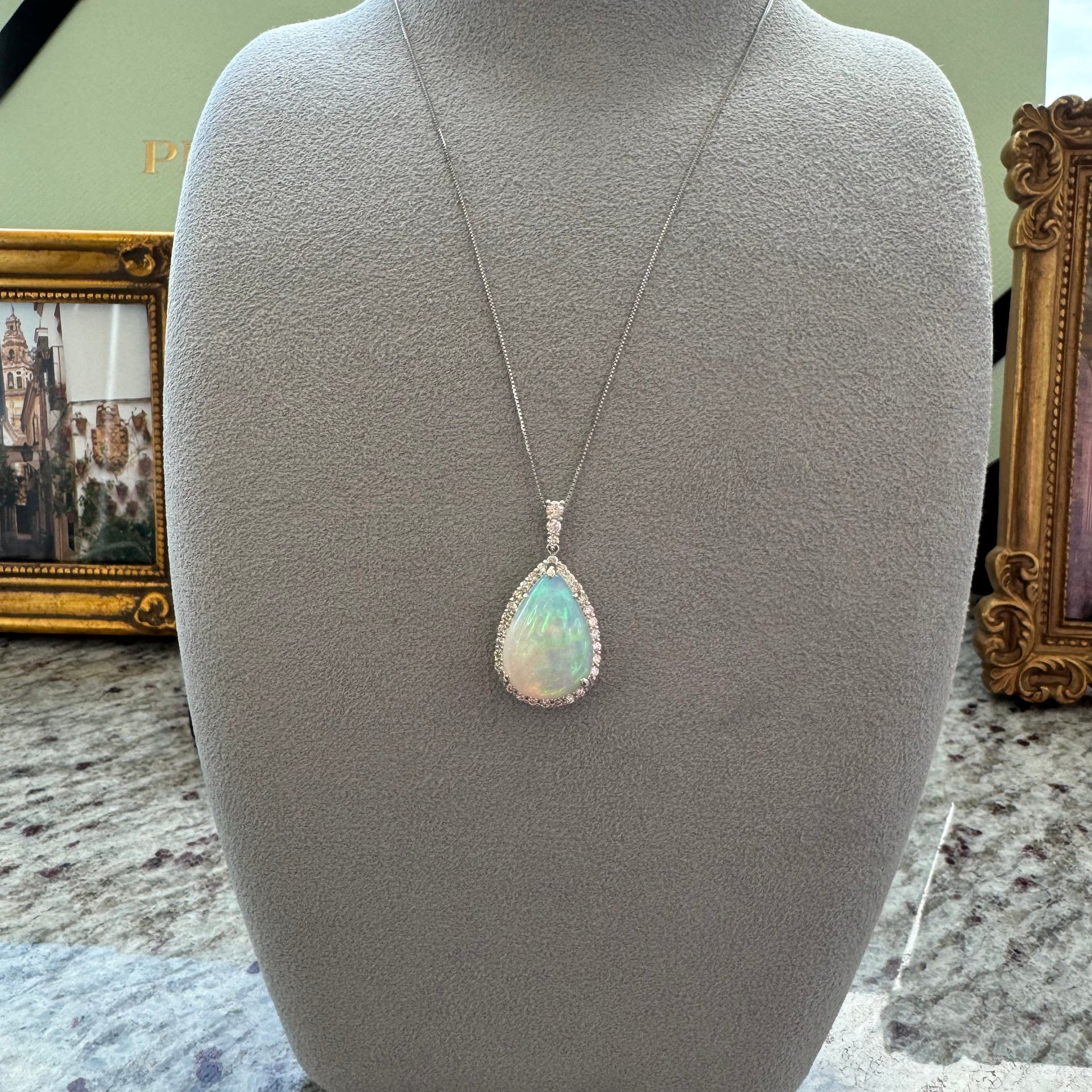 オパール 中石7ct前後 PS PT ネックレス～綺麗 – AYAKO SAKURAI（櫻井  