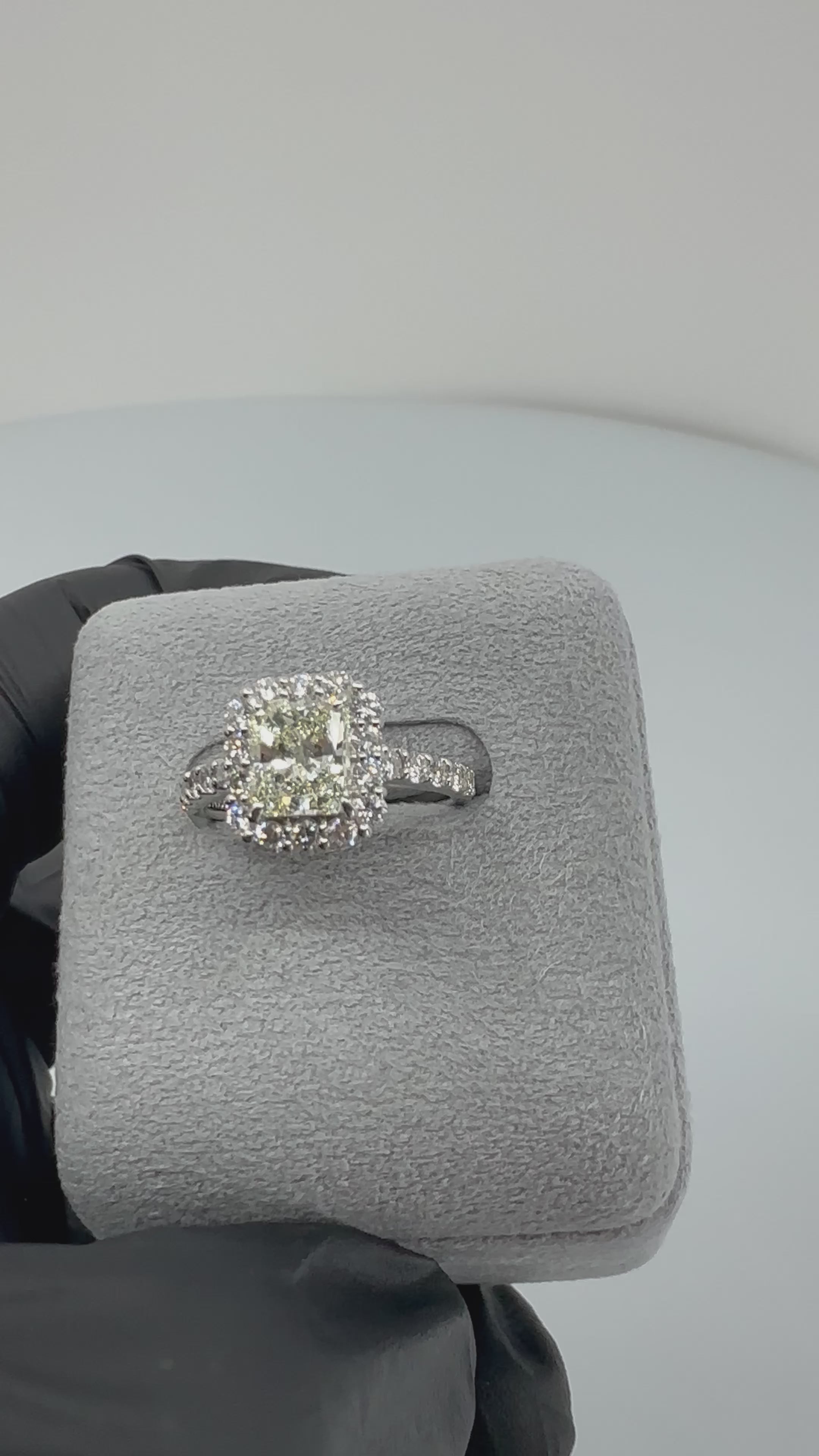 24［一点物］リング ダイヤ 1.1ct前後 EM PT