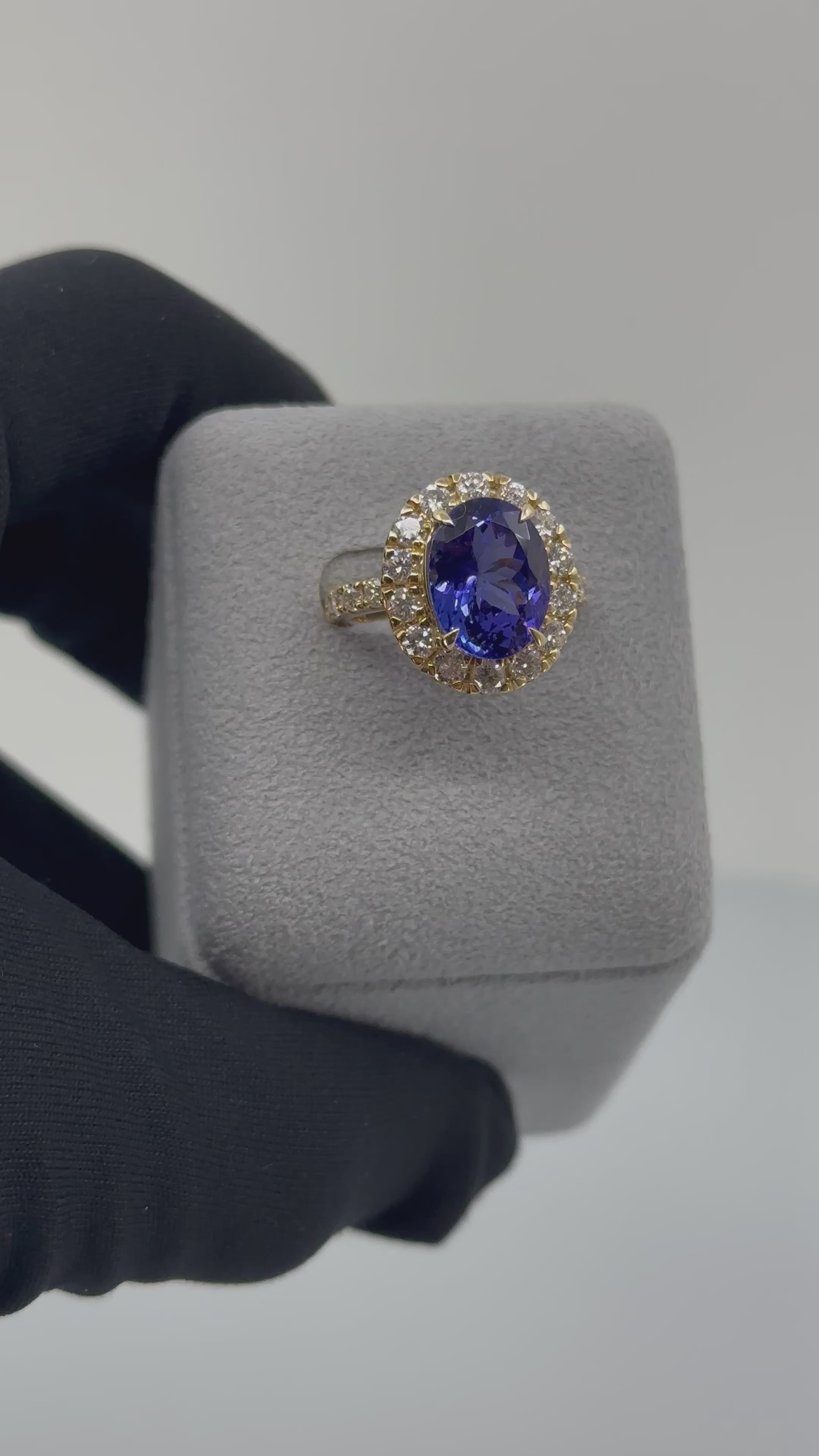 ［一点物］リング  タンザナイト  5ct   YG/PG