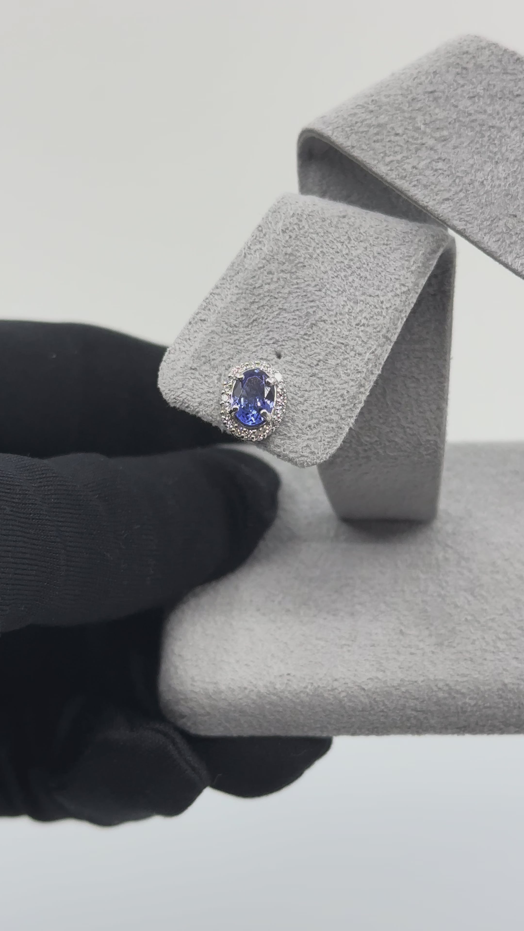 [新作/個数限定/ミスト］ピアス タンザナイト