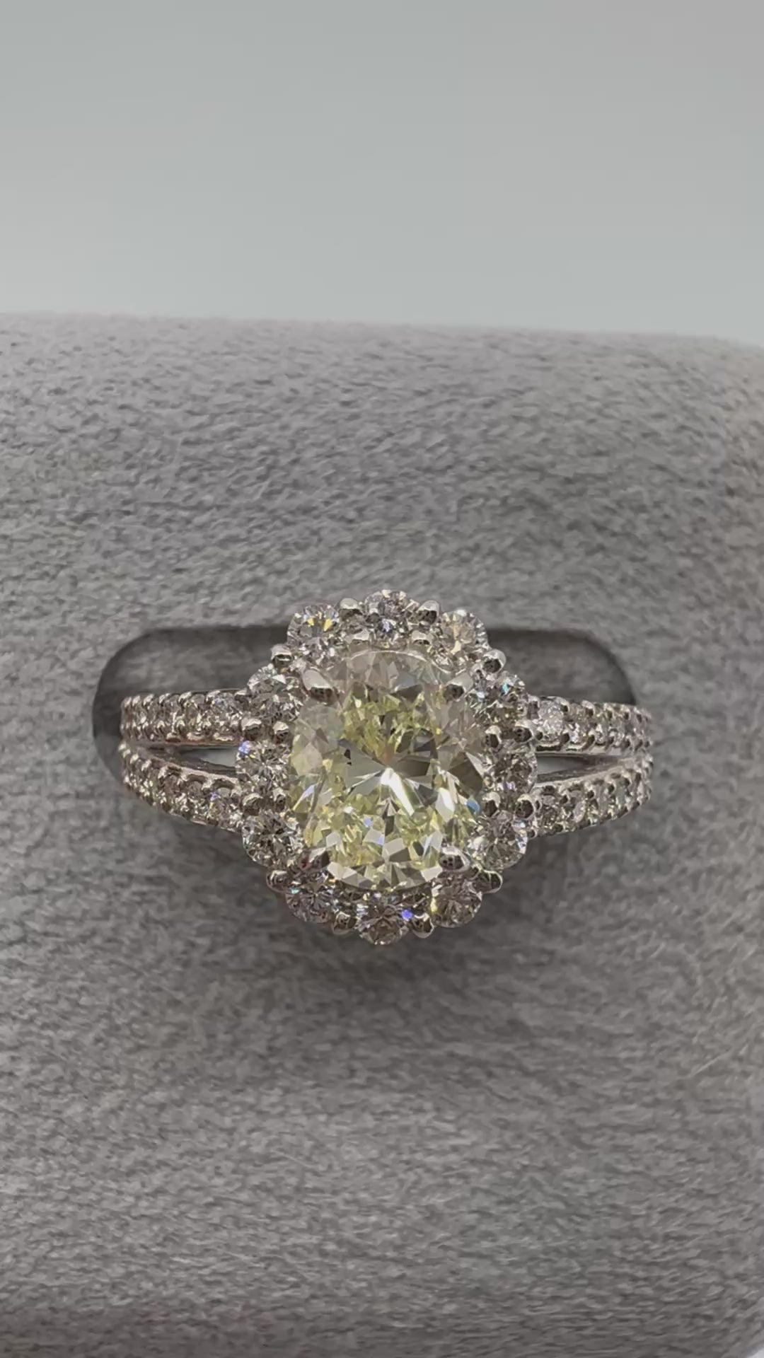 12［一点物］リング ダイヤ 1.0ct前後 OV PT