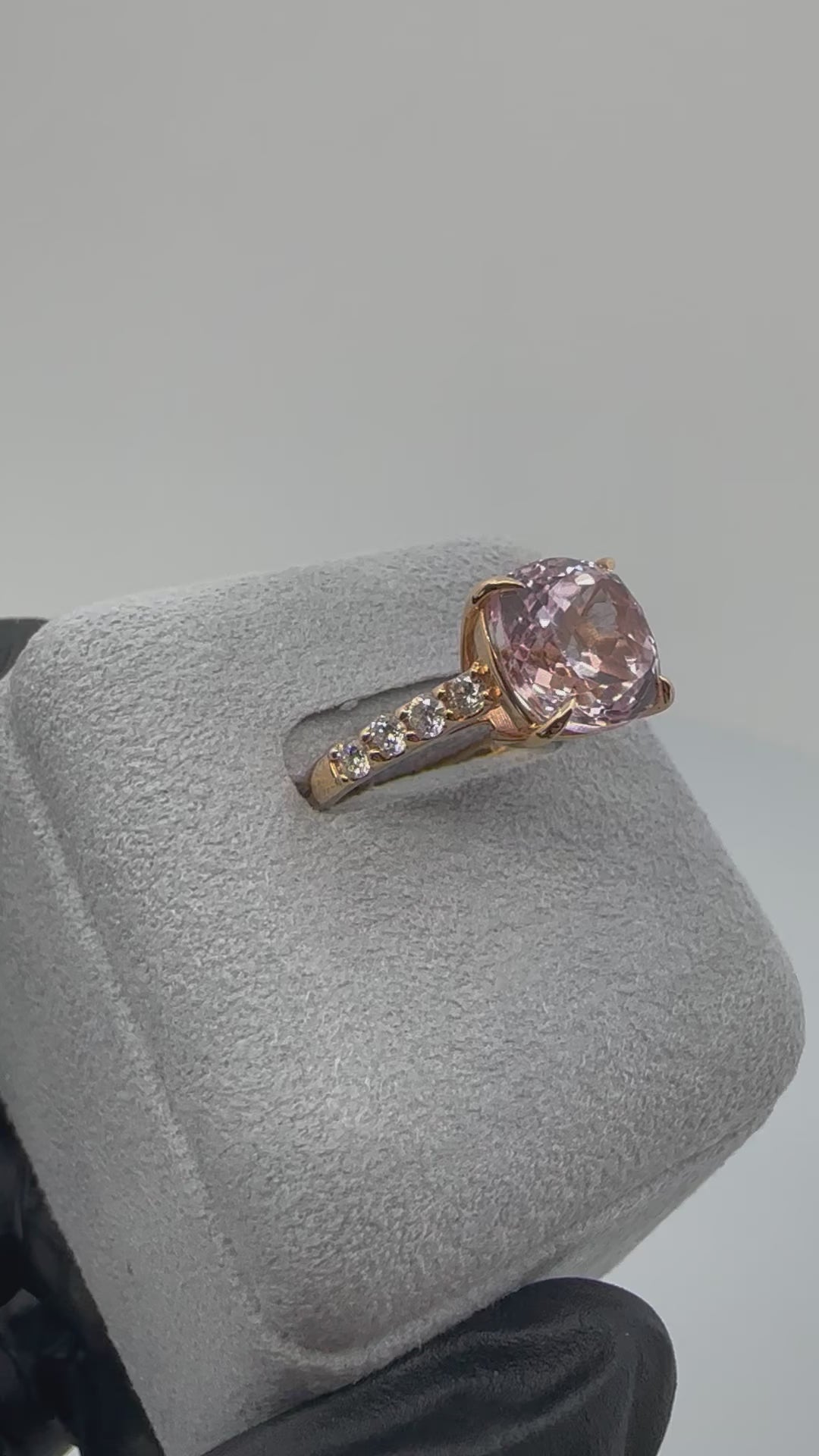 ［一点物/ソワレ］リング モルガナイト 5.4ct SQ PG