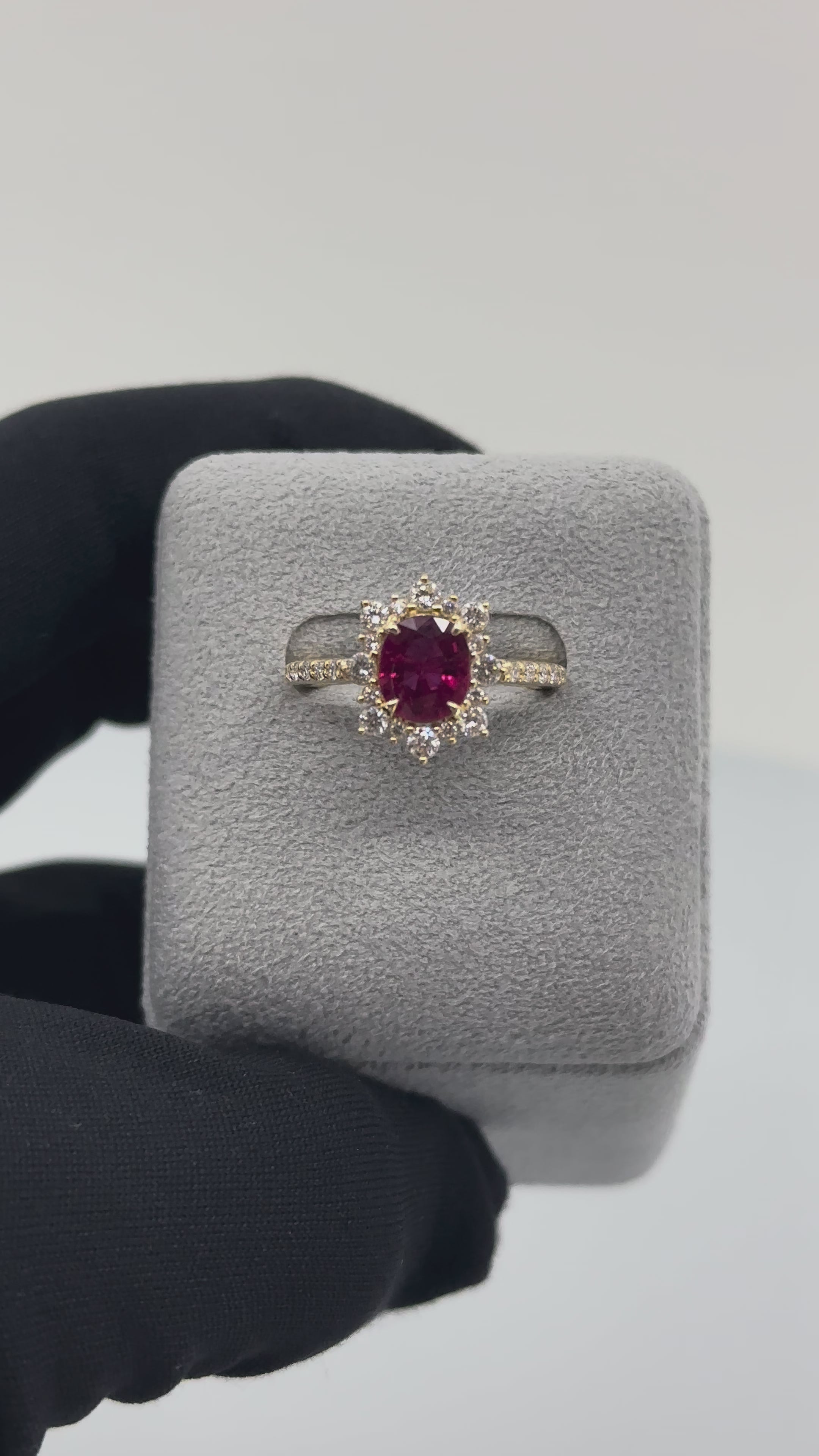 ［一点物］リング ルビー 1.5ct YG