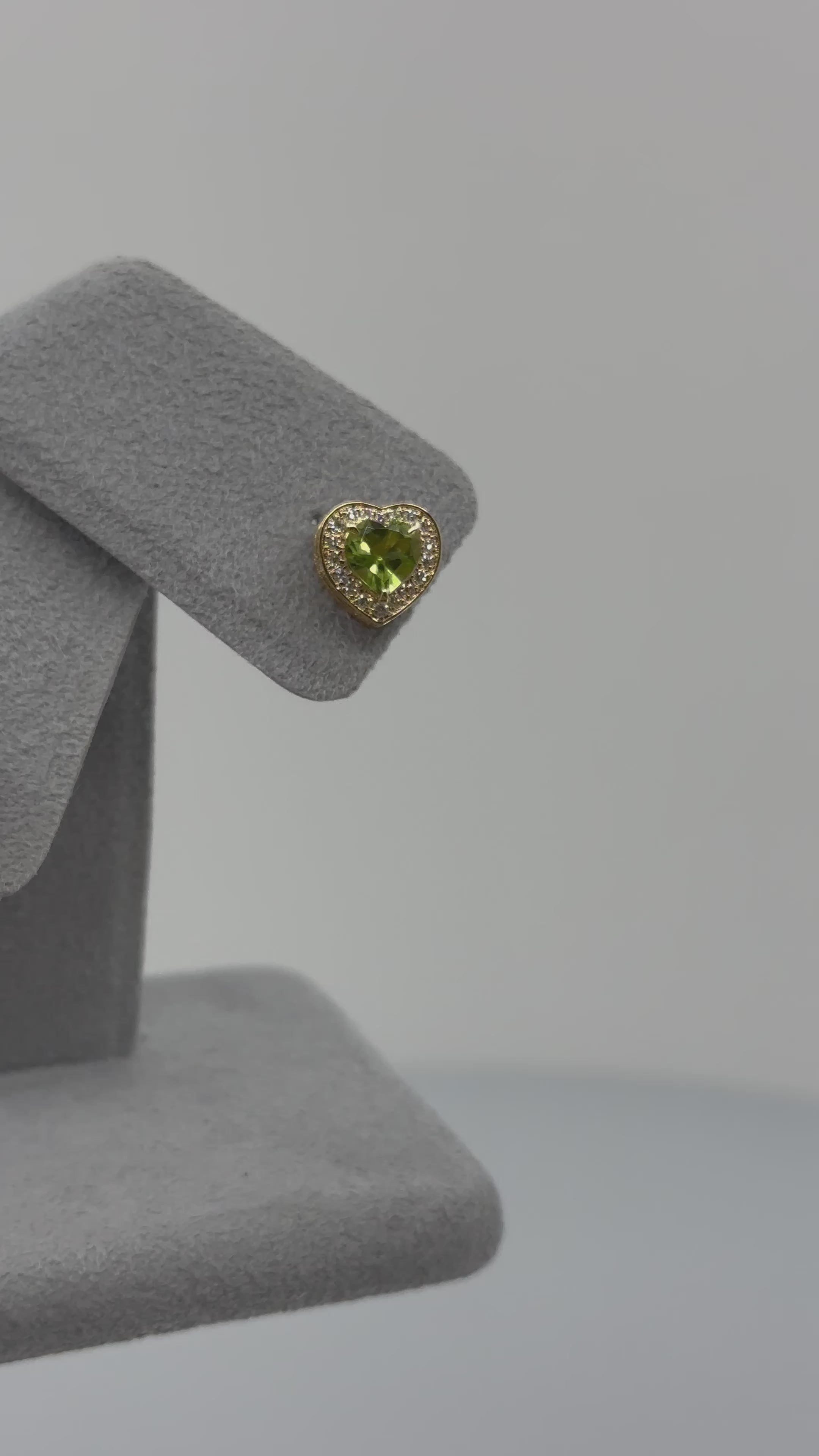 ［新作/エルダンジュ］ピアス ペリドット 0.5ct×2 HS