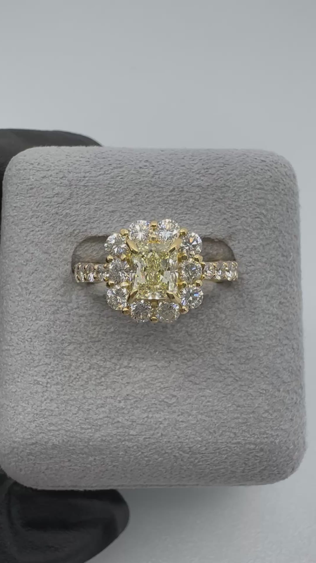 25［一点物］リング ダイヤ 0.8ct SQ K18YG