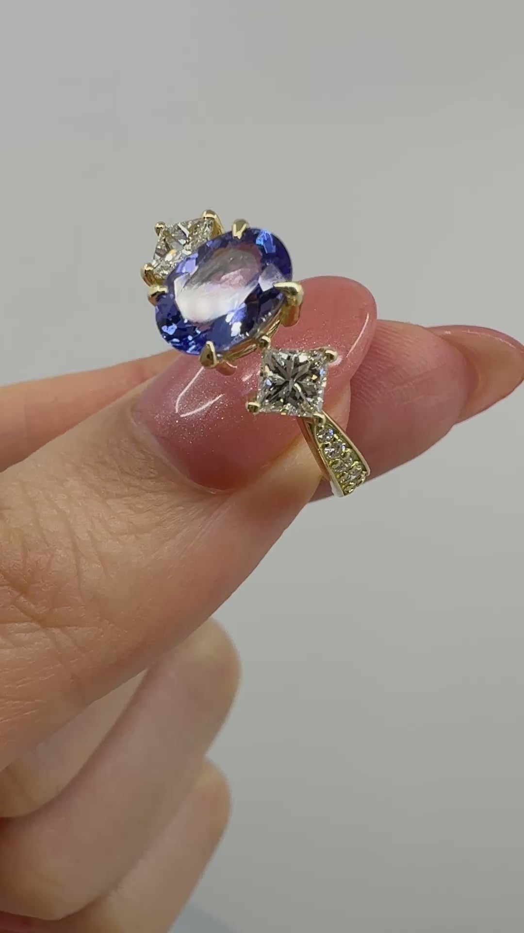 [新作/個数限定/フロレリゾン］リング タンザナイト