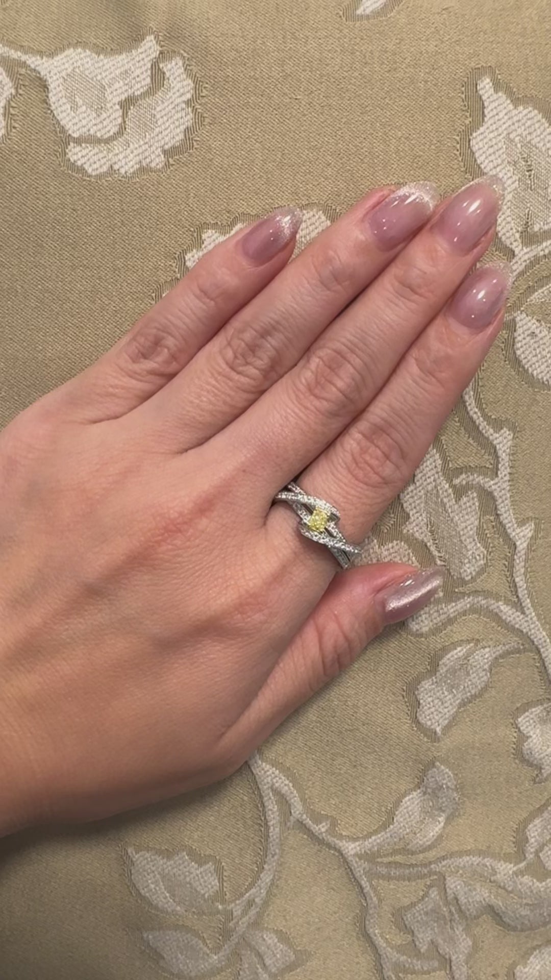 31-オレリーイエローダイヤ SQ PT リング〜intense yellow SI｜AYAKO SAKURAI（櫻井 彩子（サクライ アヤコ））公式通販サイト