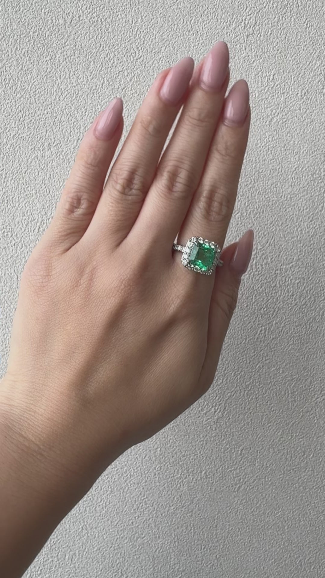 6［一点物］リング エメラルド 2.3ct SQ PT